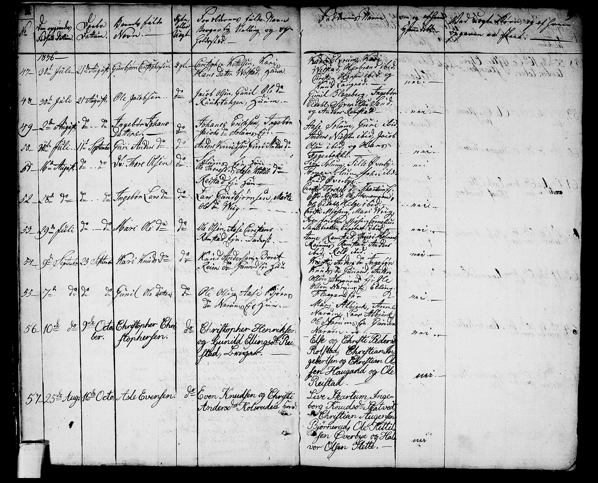 Sigdal kirkebøker, AV/SAKO-A-245/G/Ga/L0002: Parish register (copy) no. I 2, 1835-1856, p. 8-9