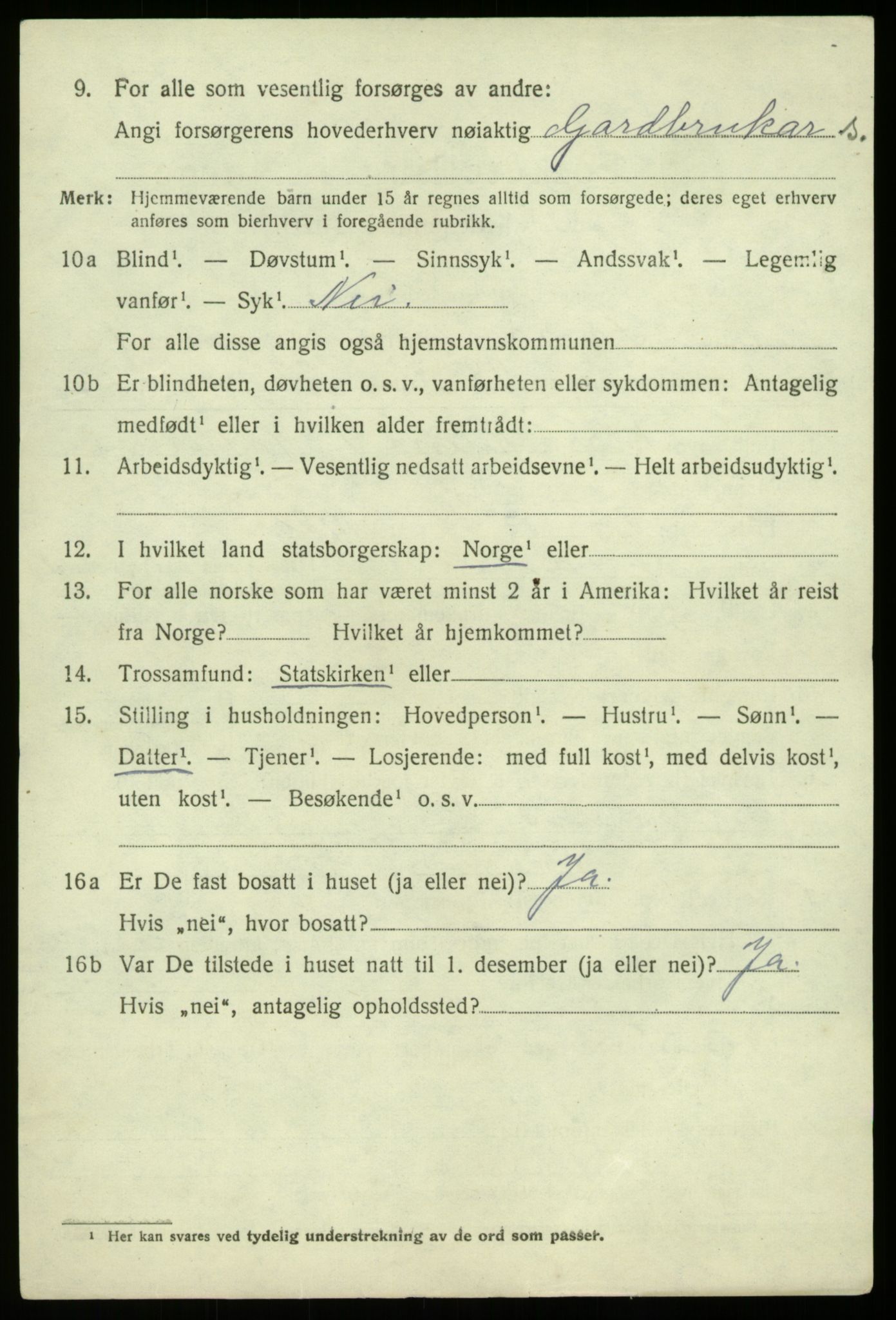 SAB, 1920 census for Fana, 1920, p. 21648