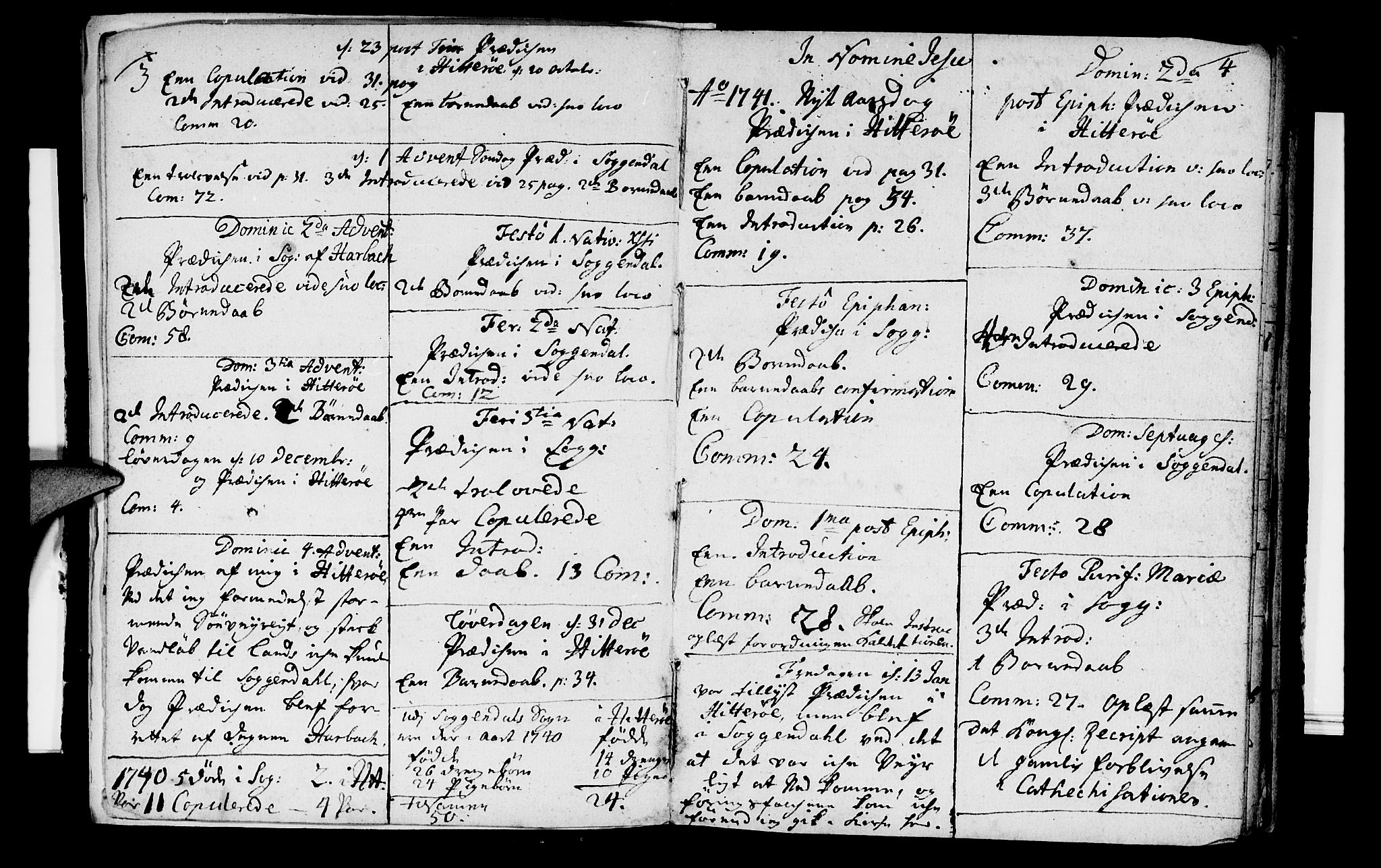 Sokndal sokneprestkontor, SAST/A-101808: Parish register (official) no. A 2, 1740-1743, p. 3-4