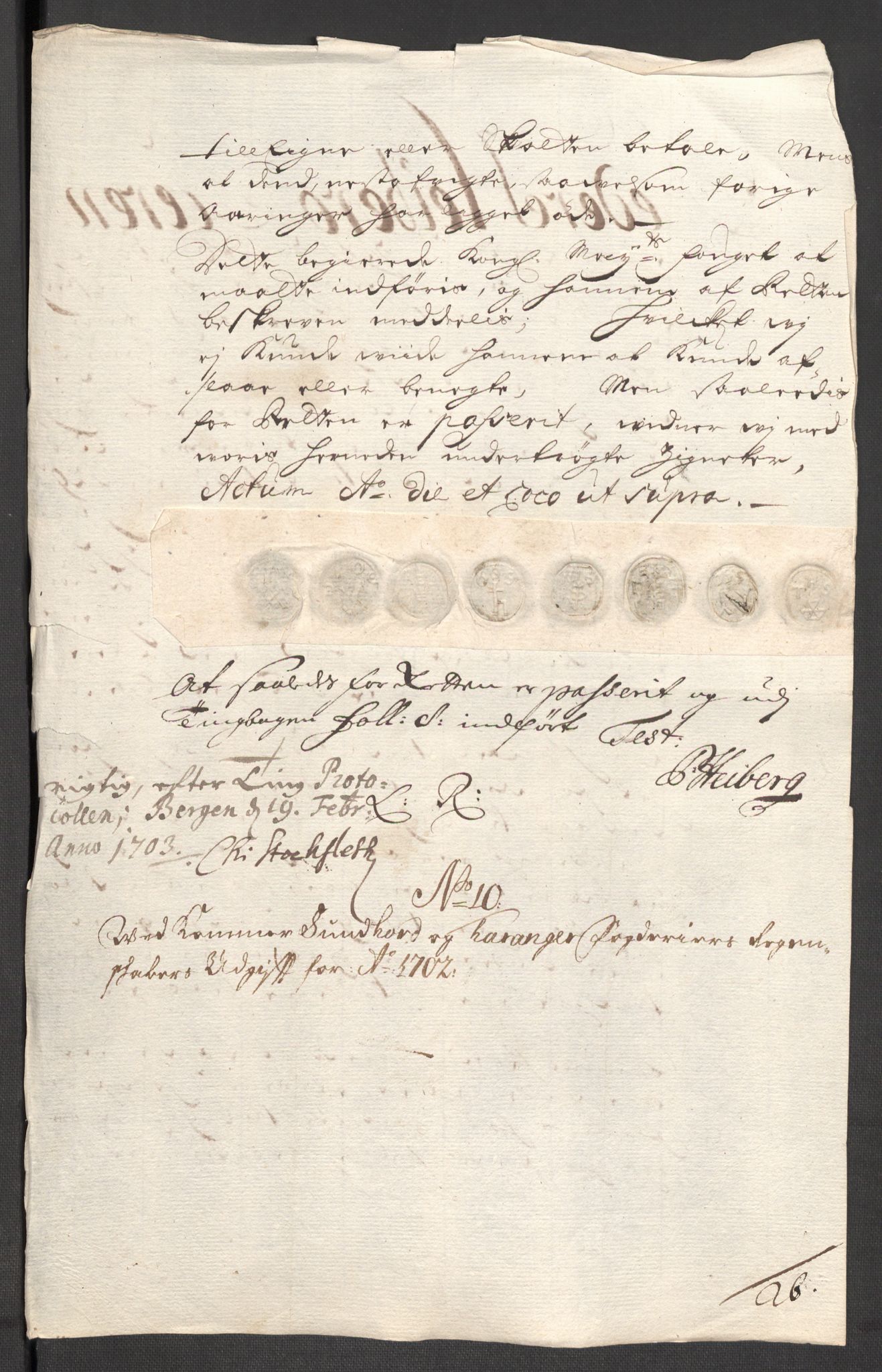 Rentekammeret inntil 1814, Reviderte regnskaper, Fogderegnskap, AV/RA-EA-4092/R48/L2980: Fogderegnskap Sunnhordland og Hardanger, 1702, p. 226