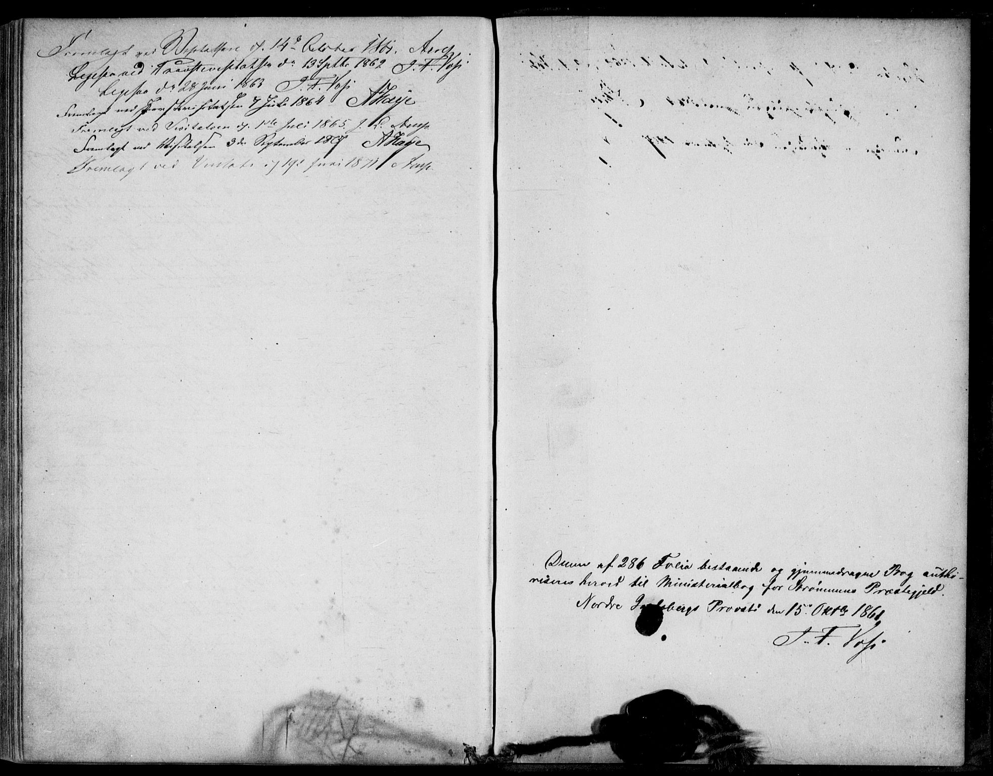 Strømm kirkebøker, AV/SAKO-A-322/F/Fa/L0001: Parish register (official) no. I 1, 1861-1869