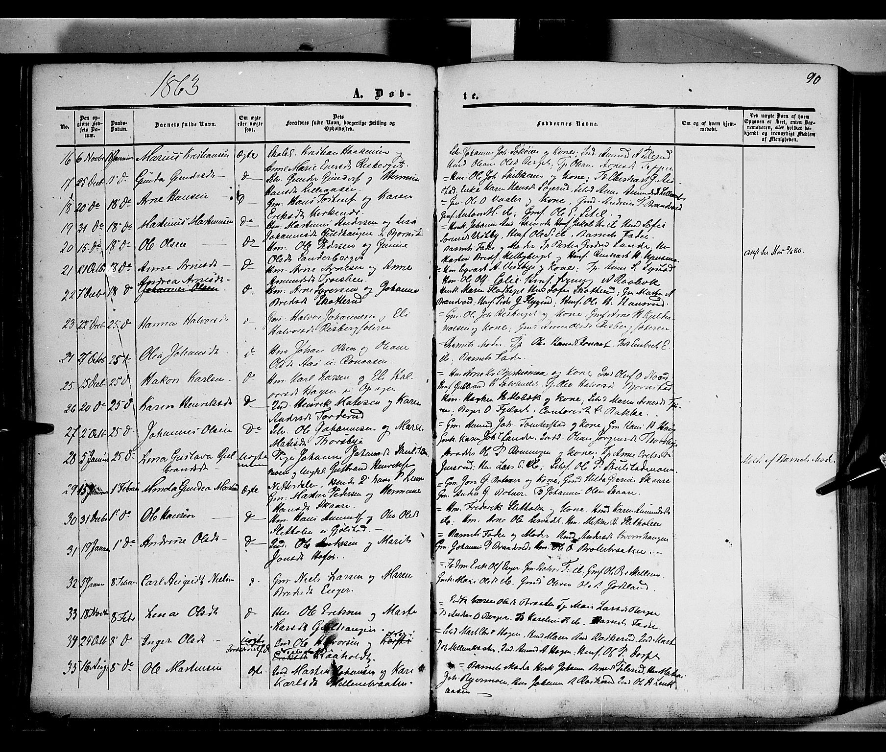 Grue prestekontor, AV/SAH-PREST-036/H/Ha/Haa/L0009: Parish register (official) no. 9, 1859-1863, p. 90