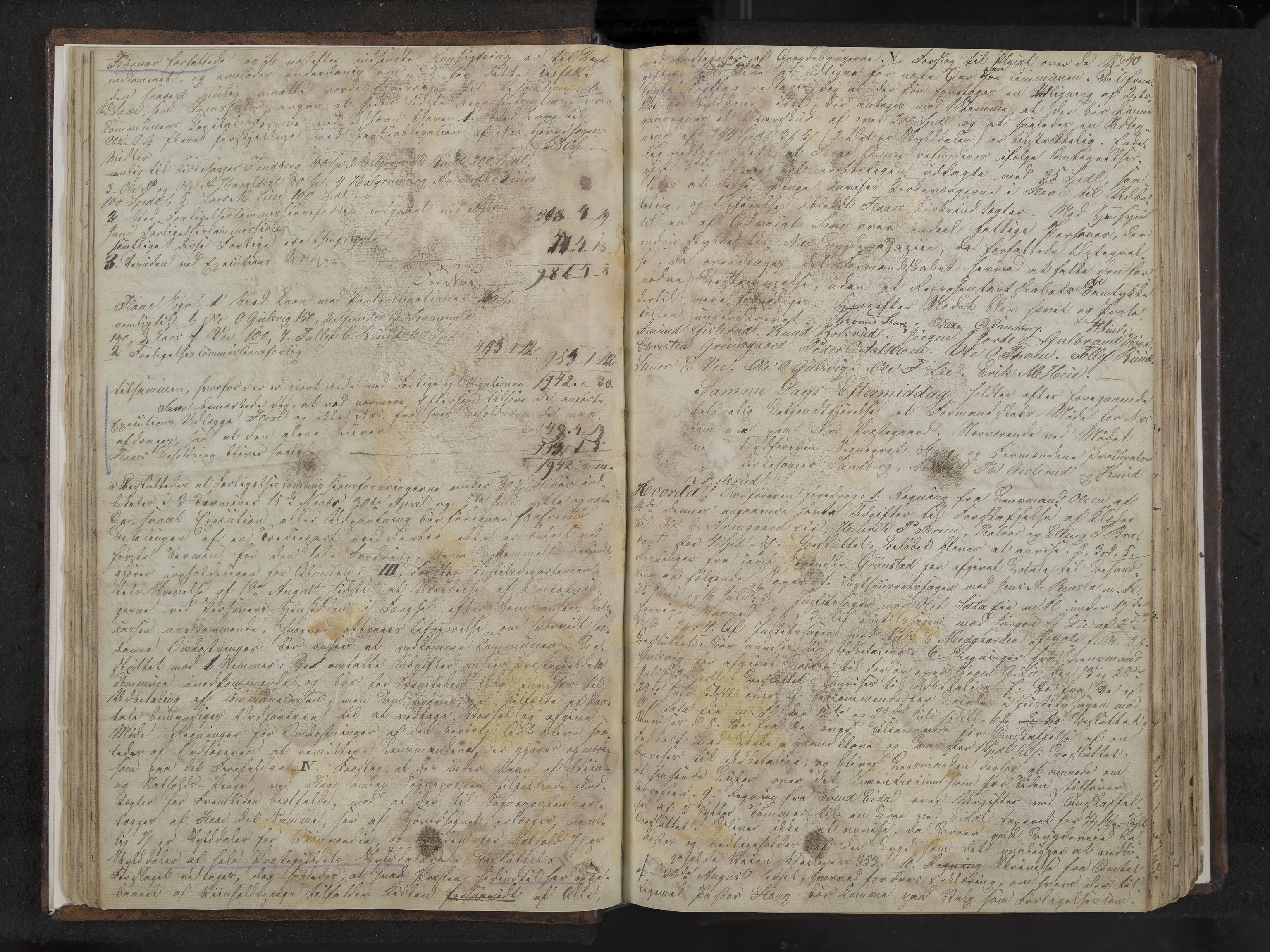 Nes formannskap og sentraladministrasjon, IKAK/0616021-1/A/Aa/L0001: Møtebok med register, 1838-1875, p. 40