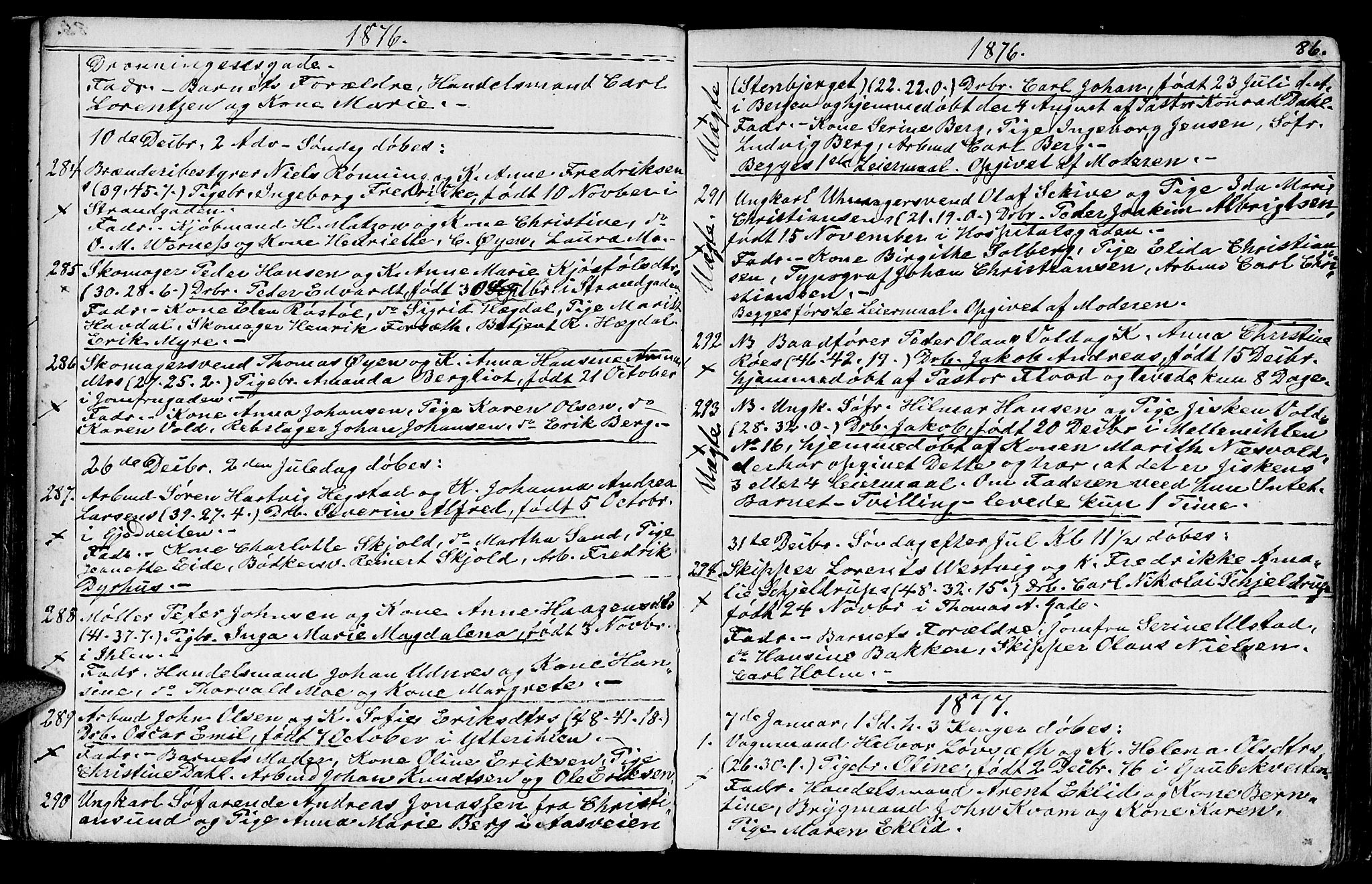 Ministerialprotokoller, klokkerbøker og fødselsregistre - Sør-Trøndelag, SAT/A-1456/602/L0142: Parish register (copy) no. 602C10, 1872-1894, p. 86