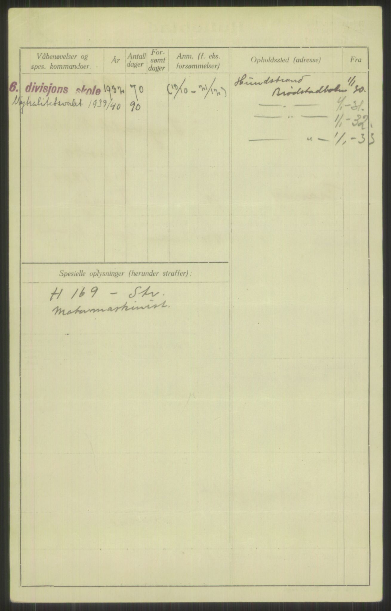 Forsvaret, Troms infanteriregiment nr. 16, AV/RA-RAFA-3146/P/Pa/L0014: Rulleblad for regimentets menige mannskaper, årsklasse 1930, 1930, p. 84