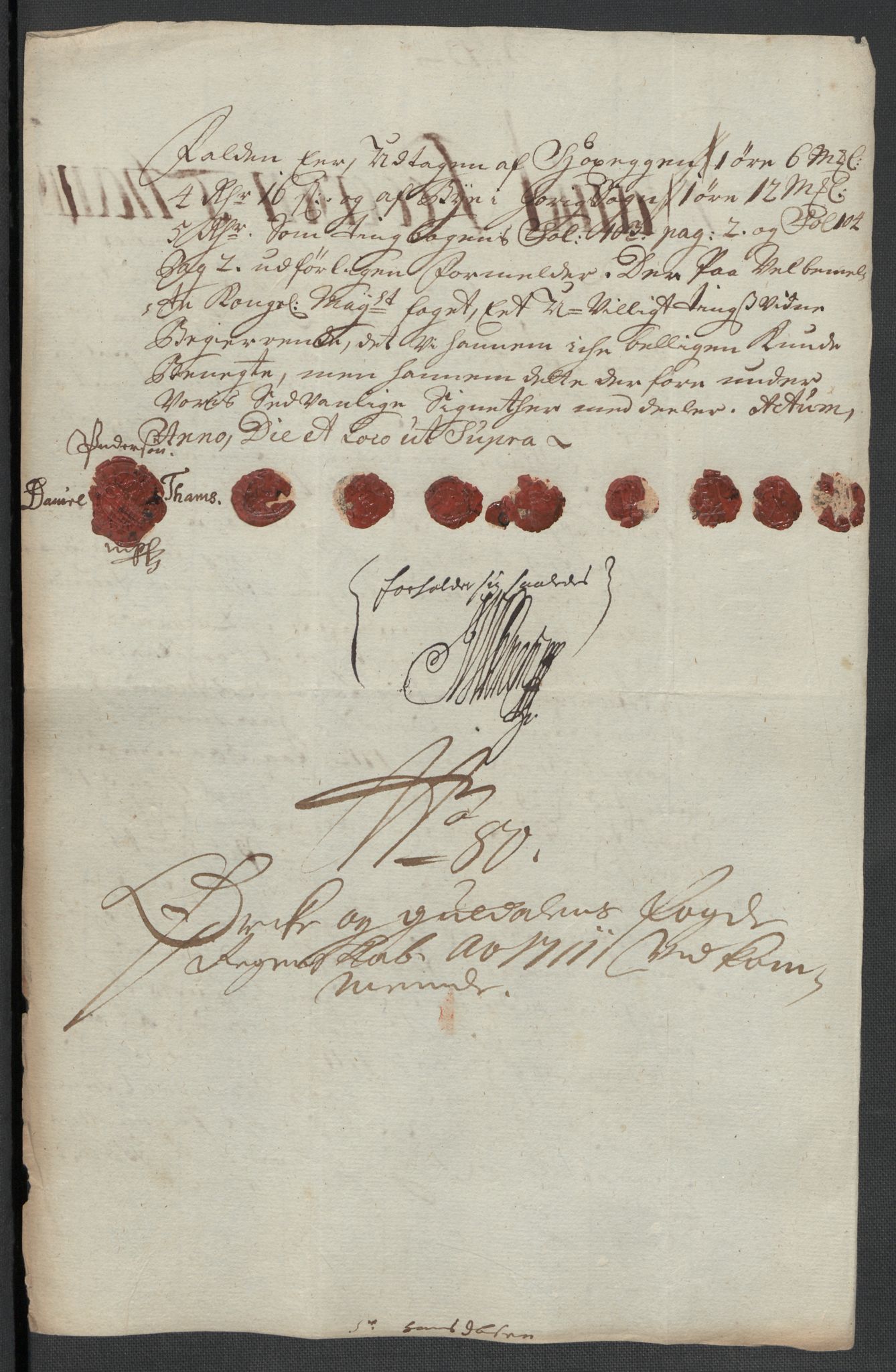 Rentekammeret inntil 1814, Reviderte regnskaper, Fogderegnskap, RA/EA-4092/R60/L3961: Fogderegnskap Orkdal og Gauldal, 1711, p. 382