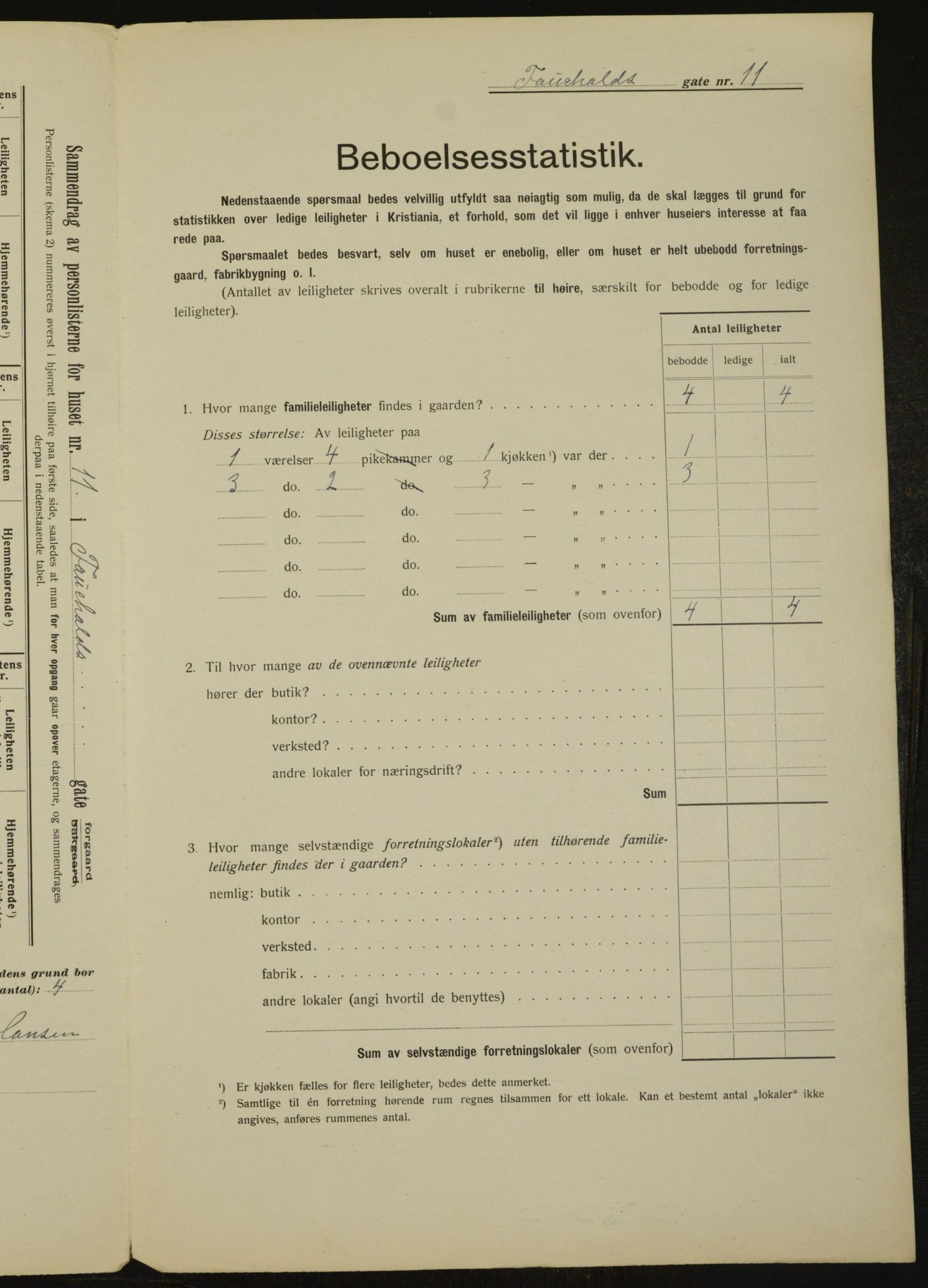 OBA, Municipal Census 1912 for Kristiania, 1912, p. 23930