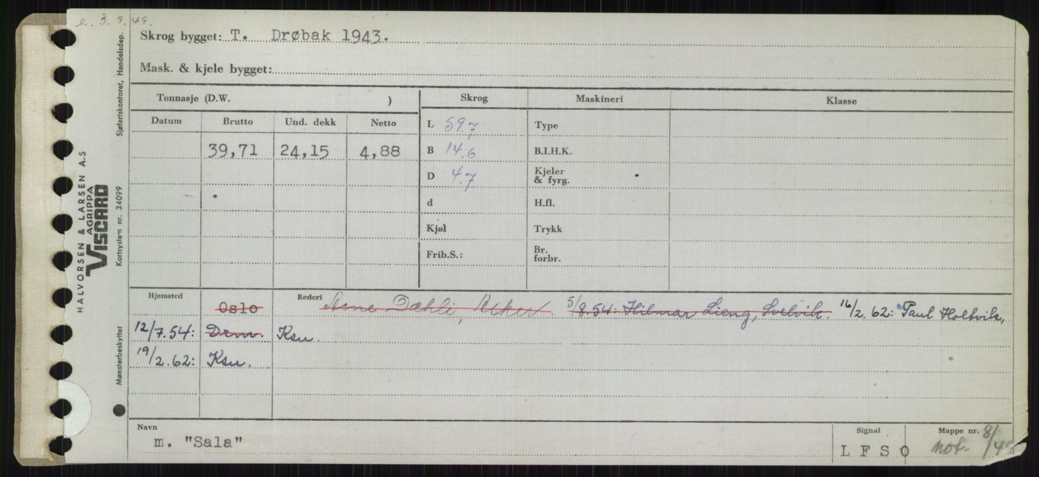 Sjøfartsdirektoratet med forløpere, Skipsmålingen, AV/RA-S-1627/H/Ha/L0005/0001: Fartøy, S-Sven / Fartøy, S-Skji, p. 49