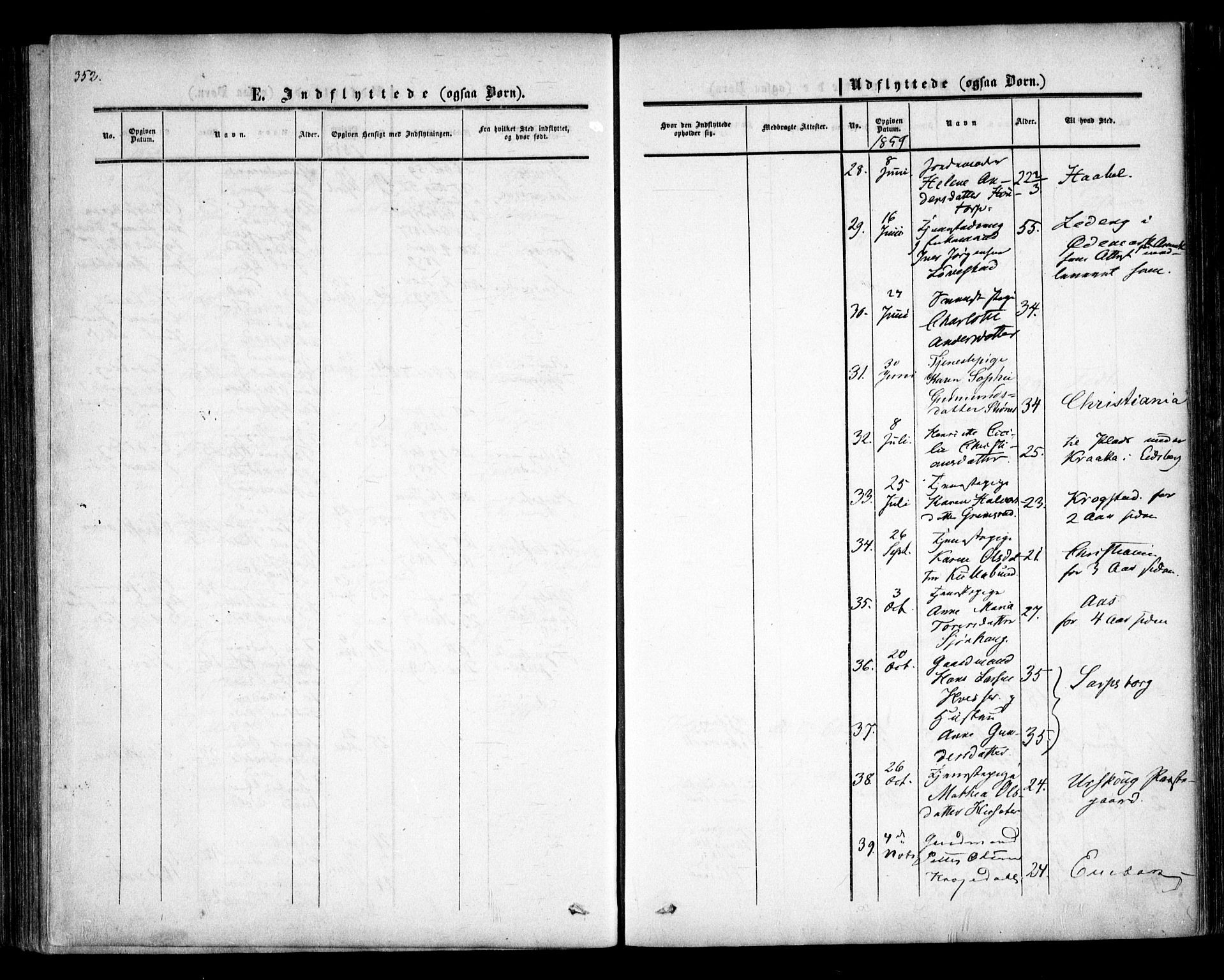 Trøgstad prestekontor Kirkebøker, SAO/A-10925/F/Fa/L0008.b: Parish register (official) no. I 8B, 1855-1864, p. 352