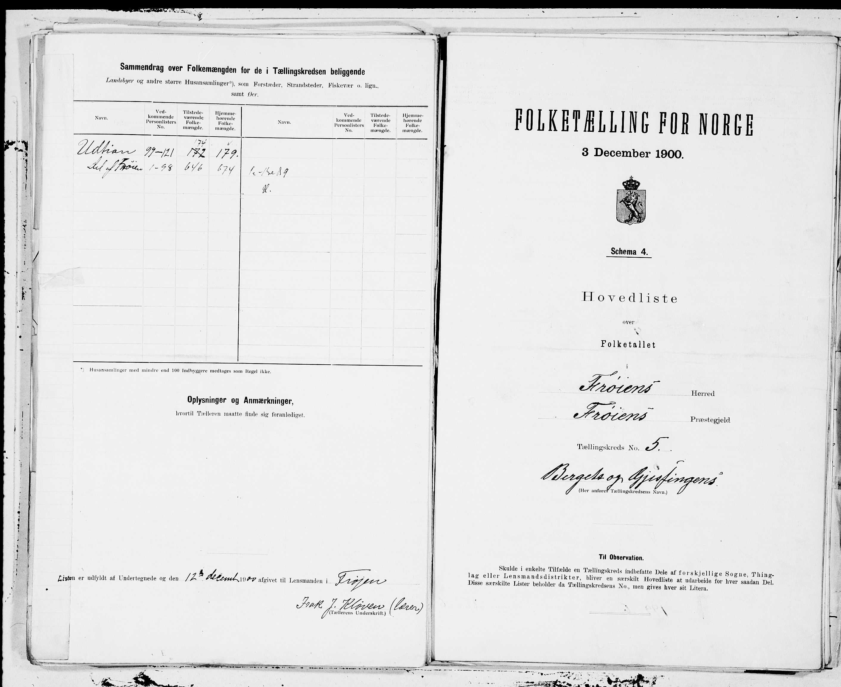 SAT, 1900 census for Frøya, 1900, p. 13