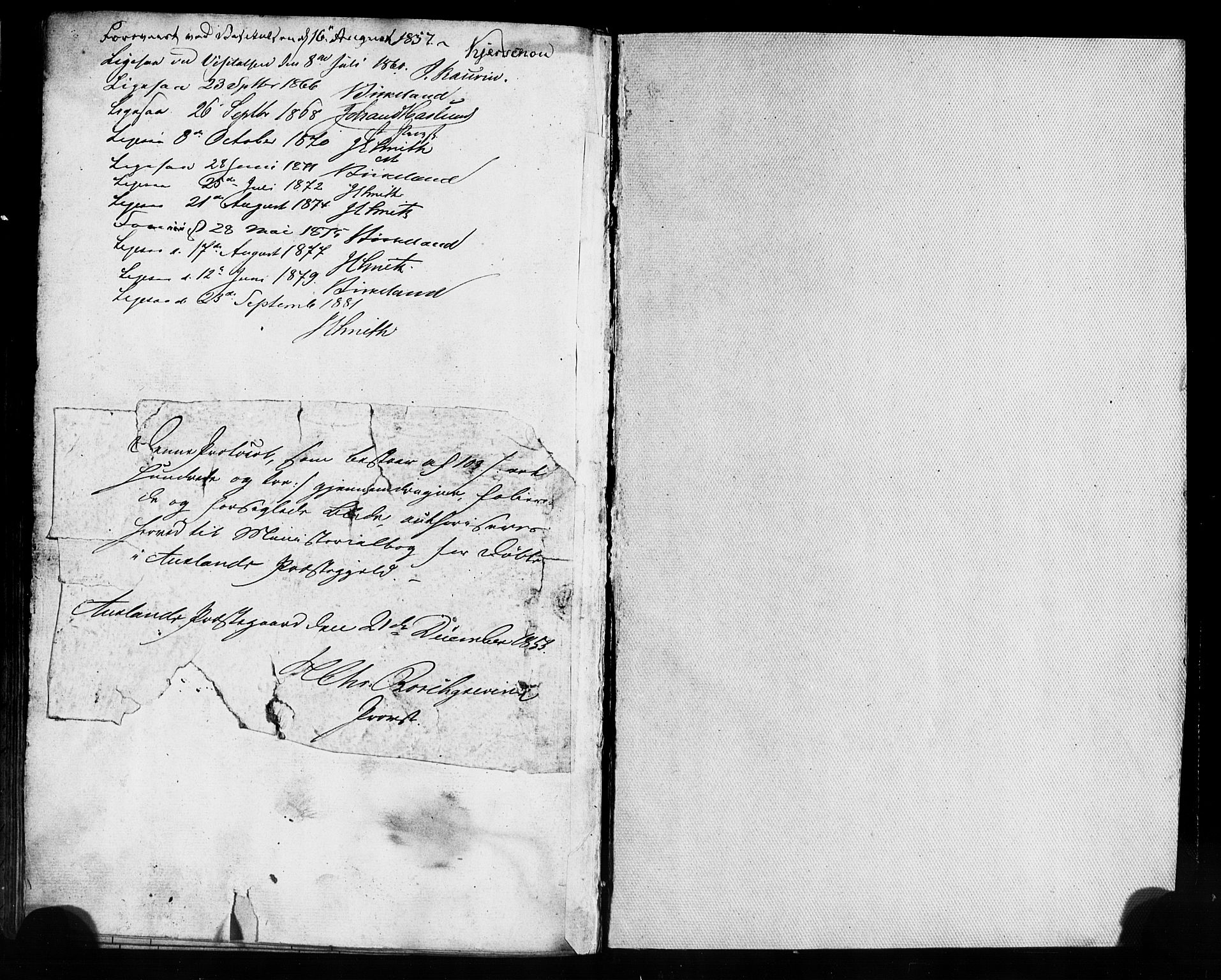 Aurland sokneprestembete, SAB/A-99937/H/Ha/Haa/L0008: Parish register (official) no. A 8, 1853-1879
