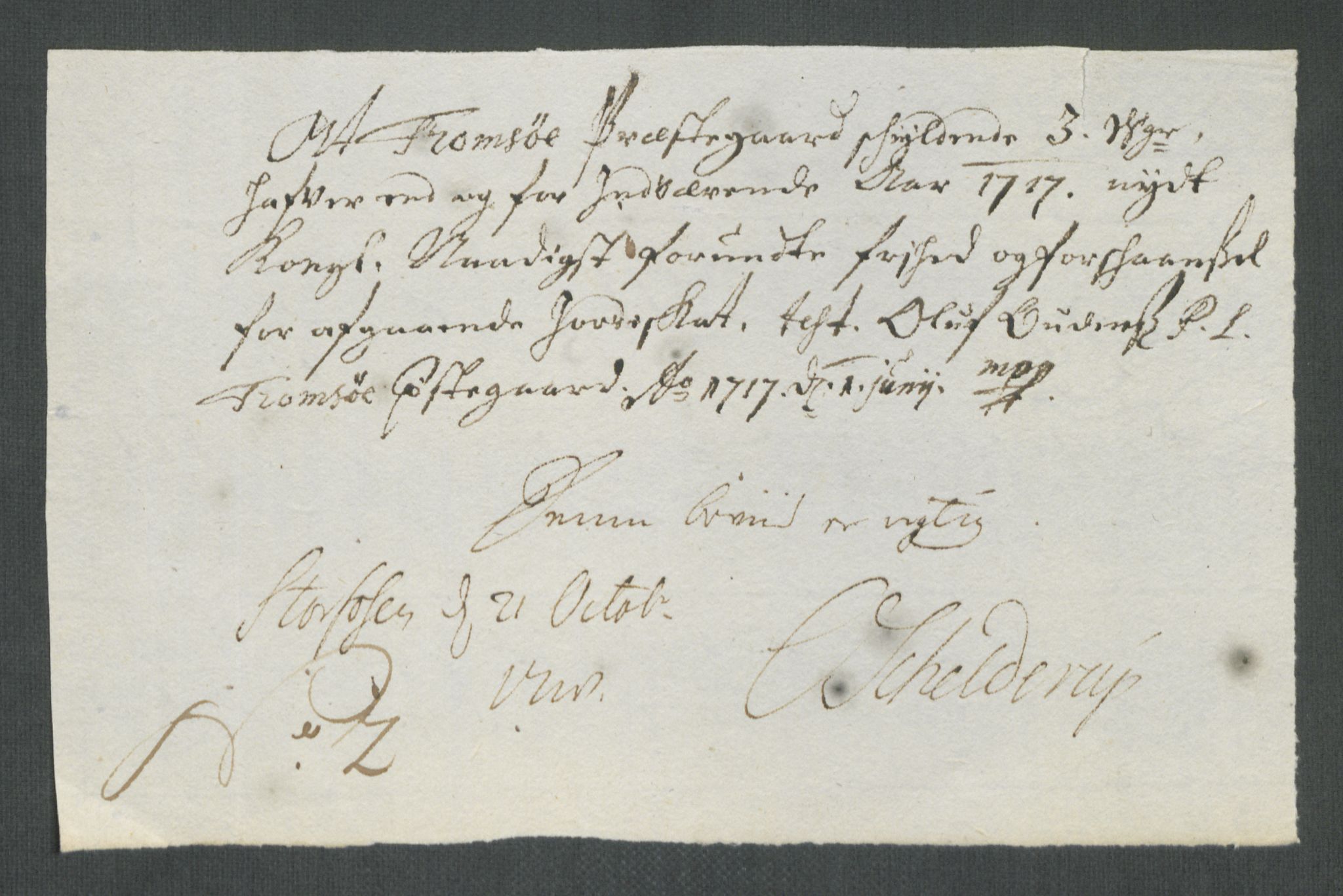 Rentekammeret inntil 1814, Reviderte regnskaper, Fogderegnskap, AV/RA-EA-4092/R68/L4763: Fogderegnskap Senja og Troms, 1717, p. 367