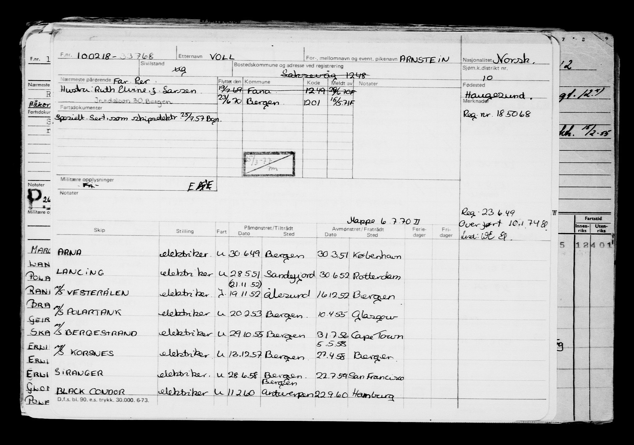 Direktoratet for sjømenn, AV/RA-S-3545/G/Gb/L0155: Hovedkort, 1918, p. 453