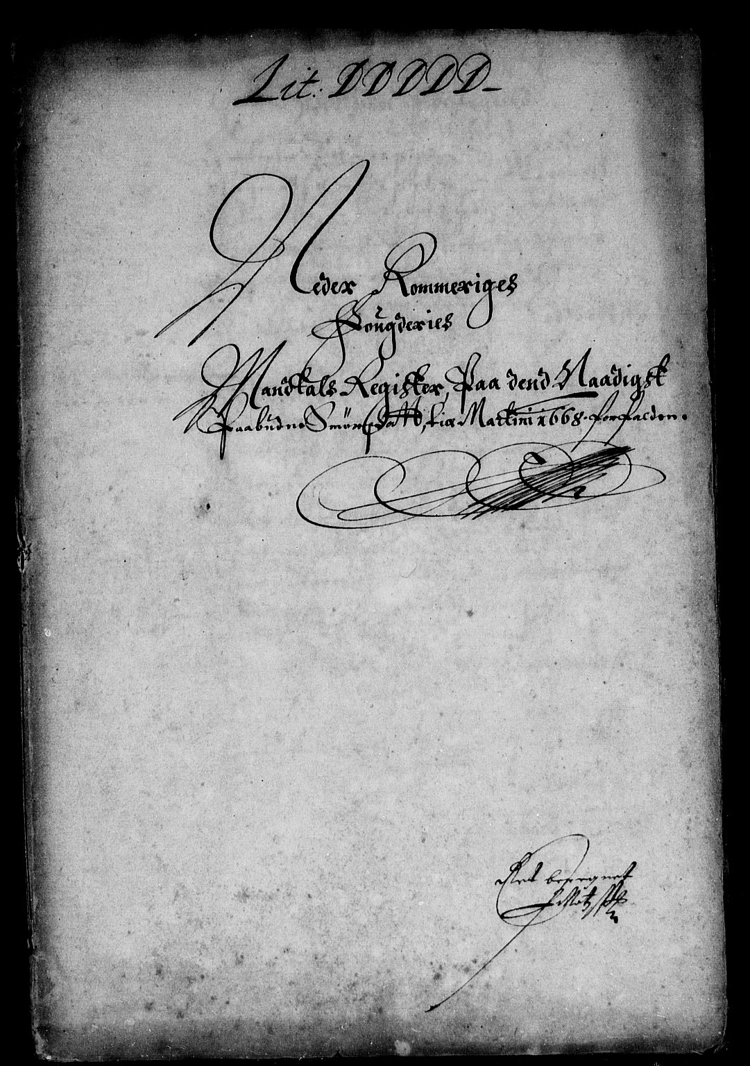 Rentekammeret inntil 1814, Reviderte regnskaper, Stiftamtstueregnskaper, Landkommissariatet på Akershus og Akershus stiftamt, RA/EA-5869/R/Rb/L0053: Akershus stiftamt, 1668