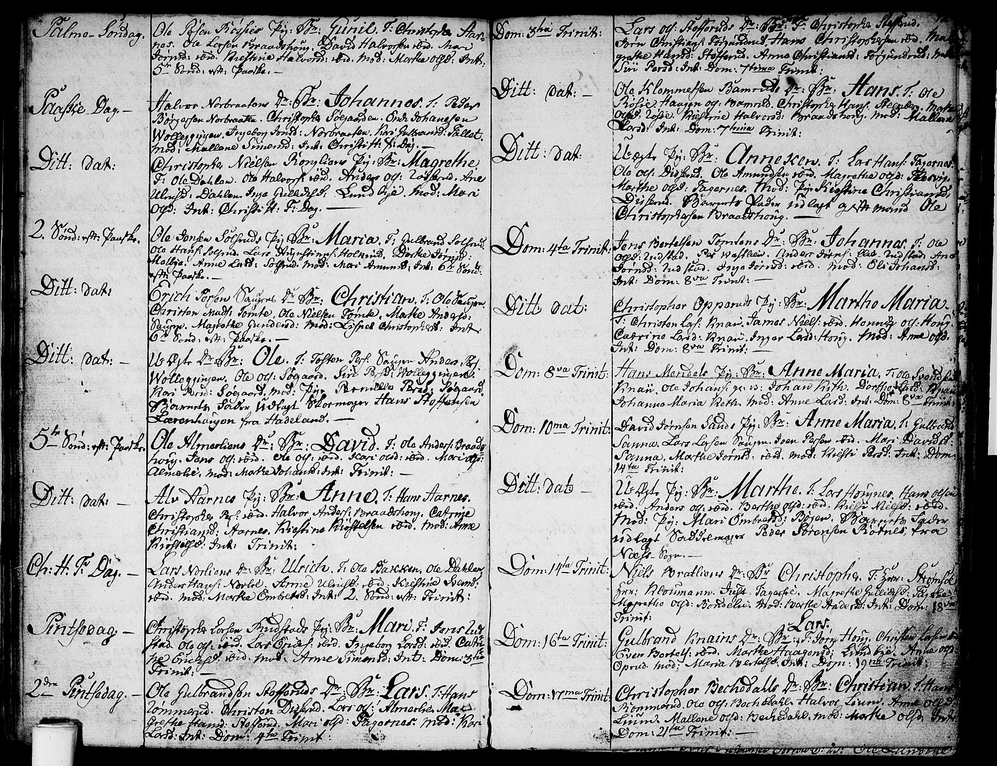 Hurdal prestekontor Kirkebøker, SAO/A-10889/F/Fa/L0001: Parish register (official) no. I 1, 1777-1812, p. 72