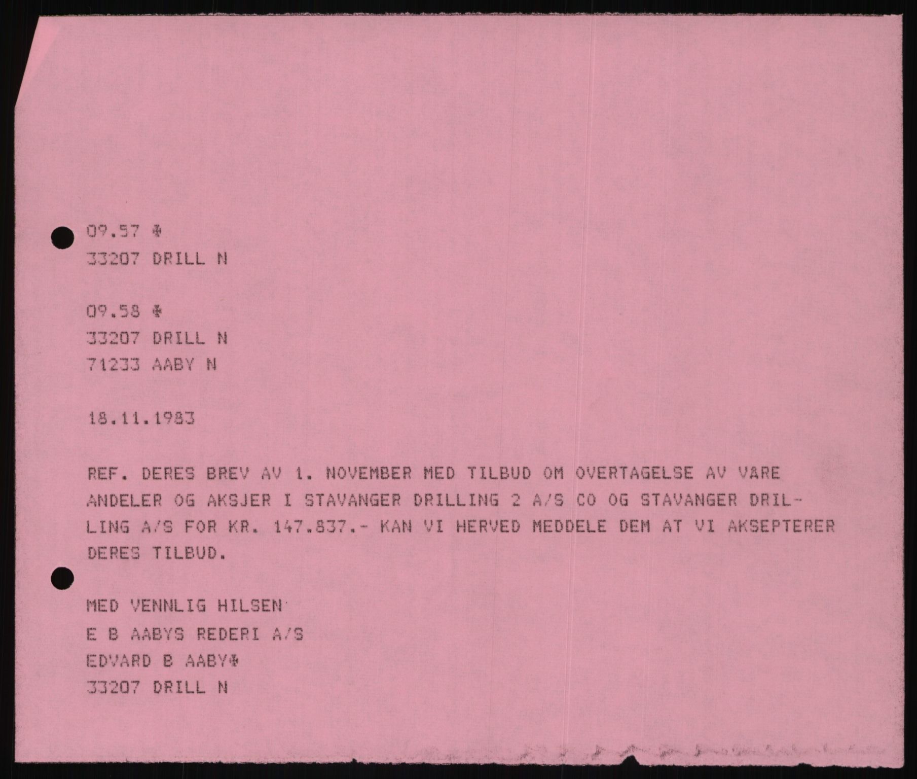 Pa 1503 - Stavanger Drilling AS, AV/SAST-A-101906/D/L0006: Korrespondanse og saksdokumenter, 1974-1984, p. 371