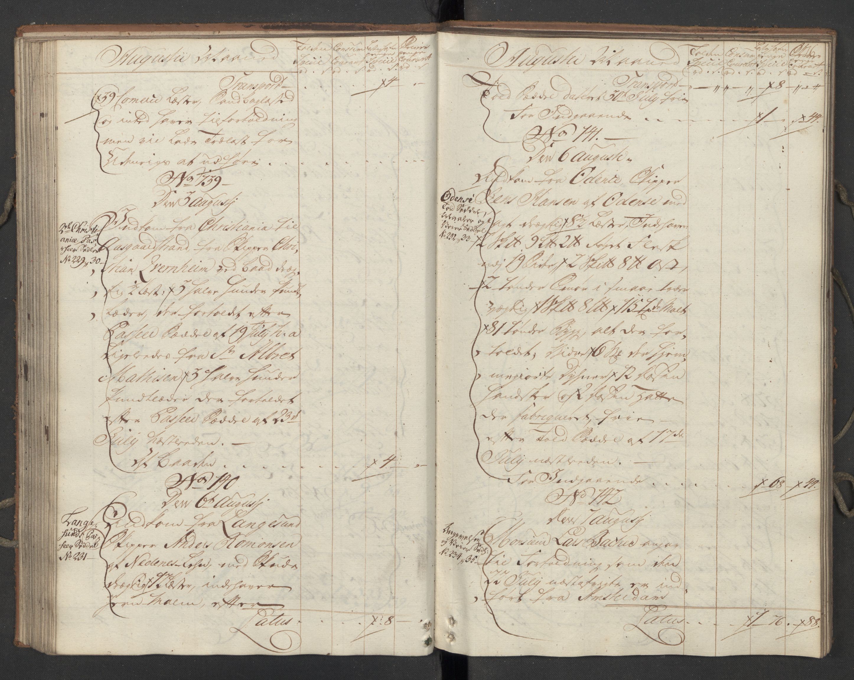 Generaltollkammeret, tollregnskaper, AV/RA-EA-5490/R09/L0033/0001: Tollregnskaper Holmestrand / Inngående hovedtollbok, 1762, p. 75b-76a