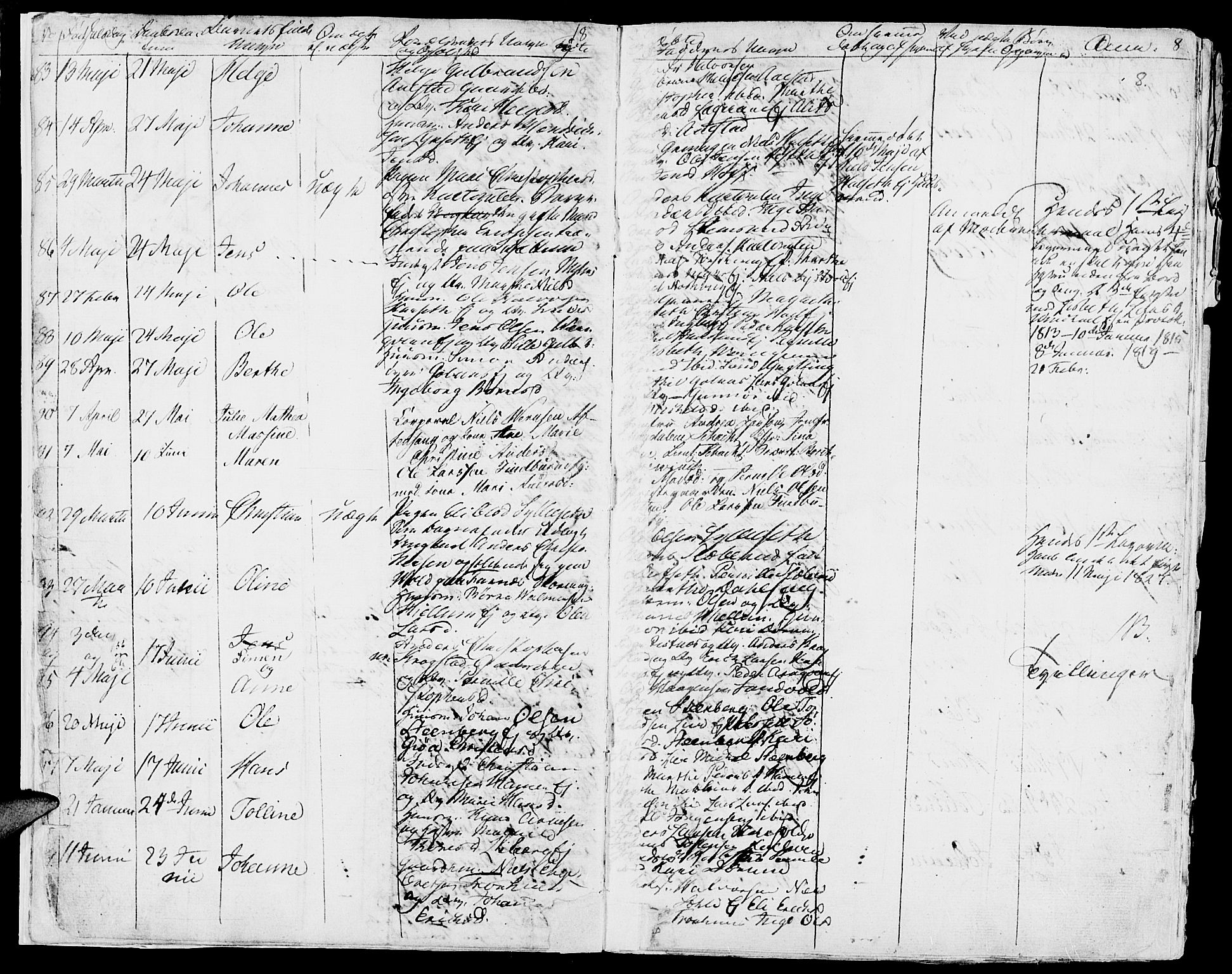 Vang prestekontor, Hedmark, SAH/PREST-008/H/Ha/Haa/L0009: Parish register (official) no. 9, 1826-1841, p. 8
