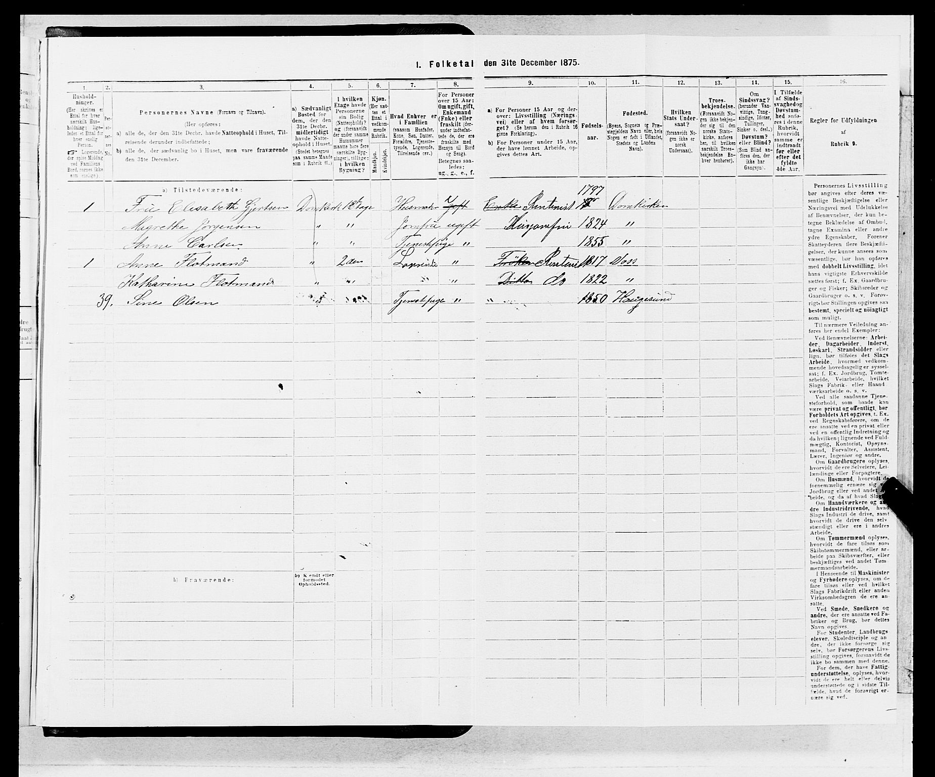 SAB, 1875 census for 1301 Bergen, 1875, p. 3599