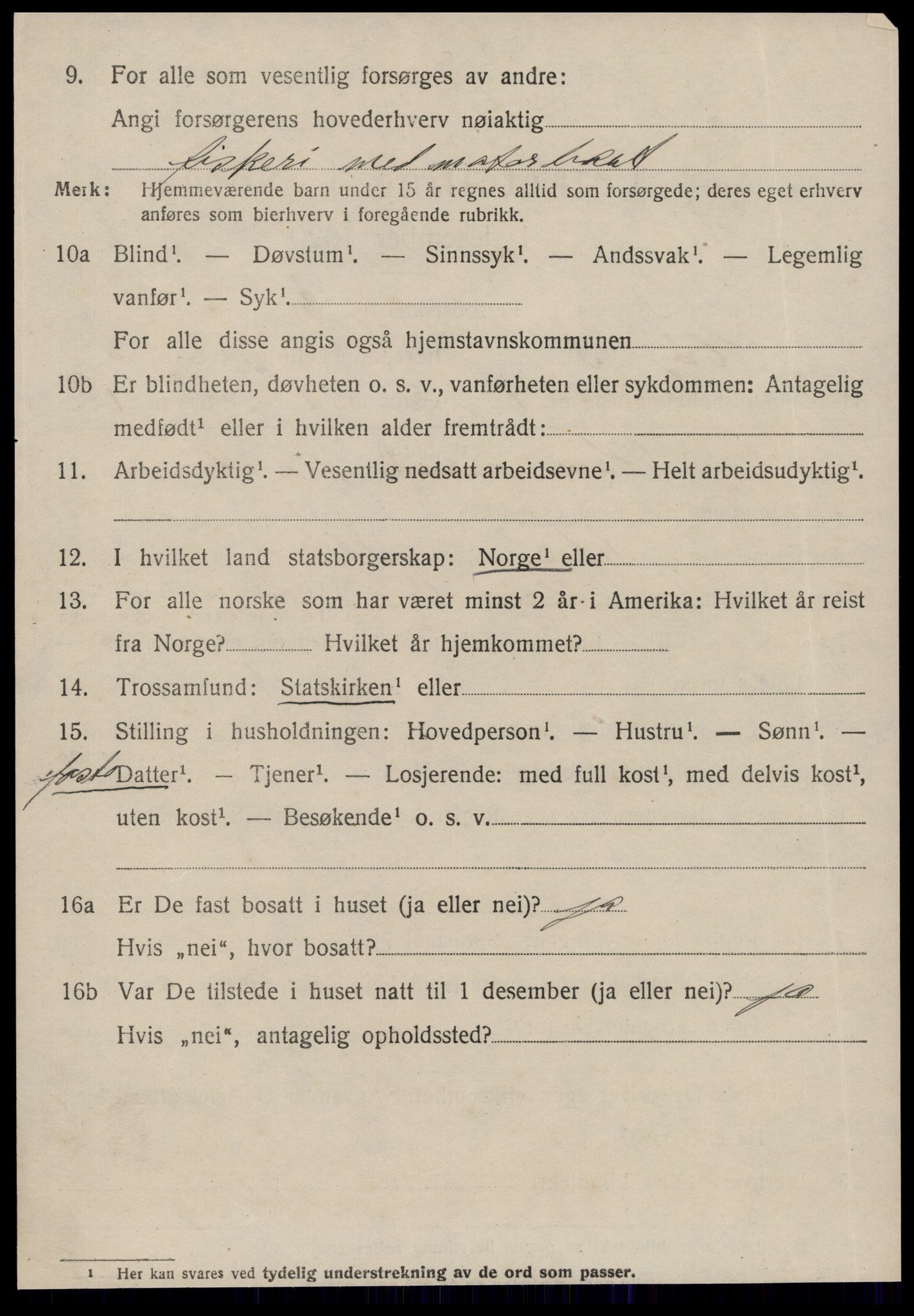 SAT, 1920 census for Herøy (MR), 1920, p. 2330