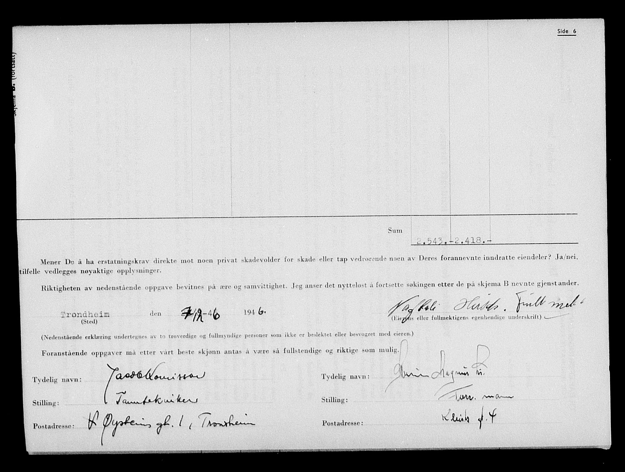 Justisdepartementet, Tilbakeføringskontoret for inndratte formuer, AV/RA-S-1564/H/Hc/Hca/L0896: --, 1945-1947, p. 219