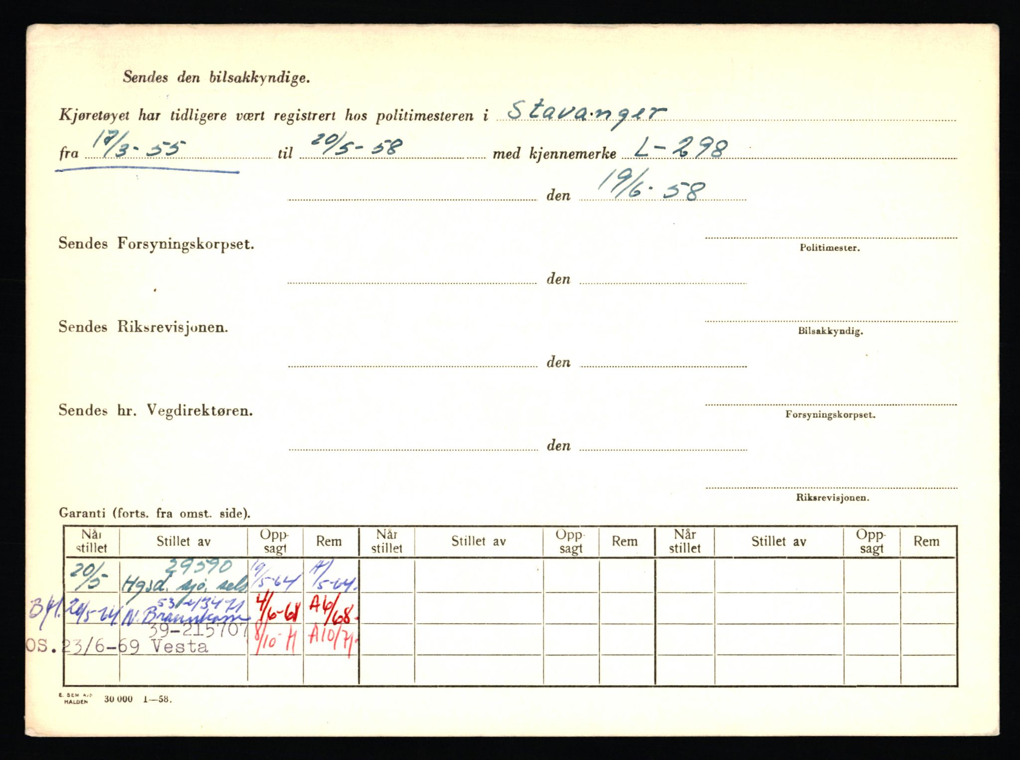 Stavanger trafikkstasjon, AV/SAST-A-101942/0/F/L0050: L-50600 - L-51299, 1930-1971, p. 316