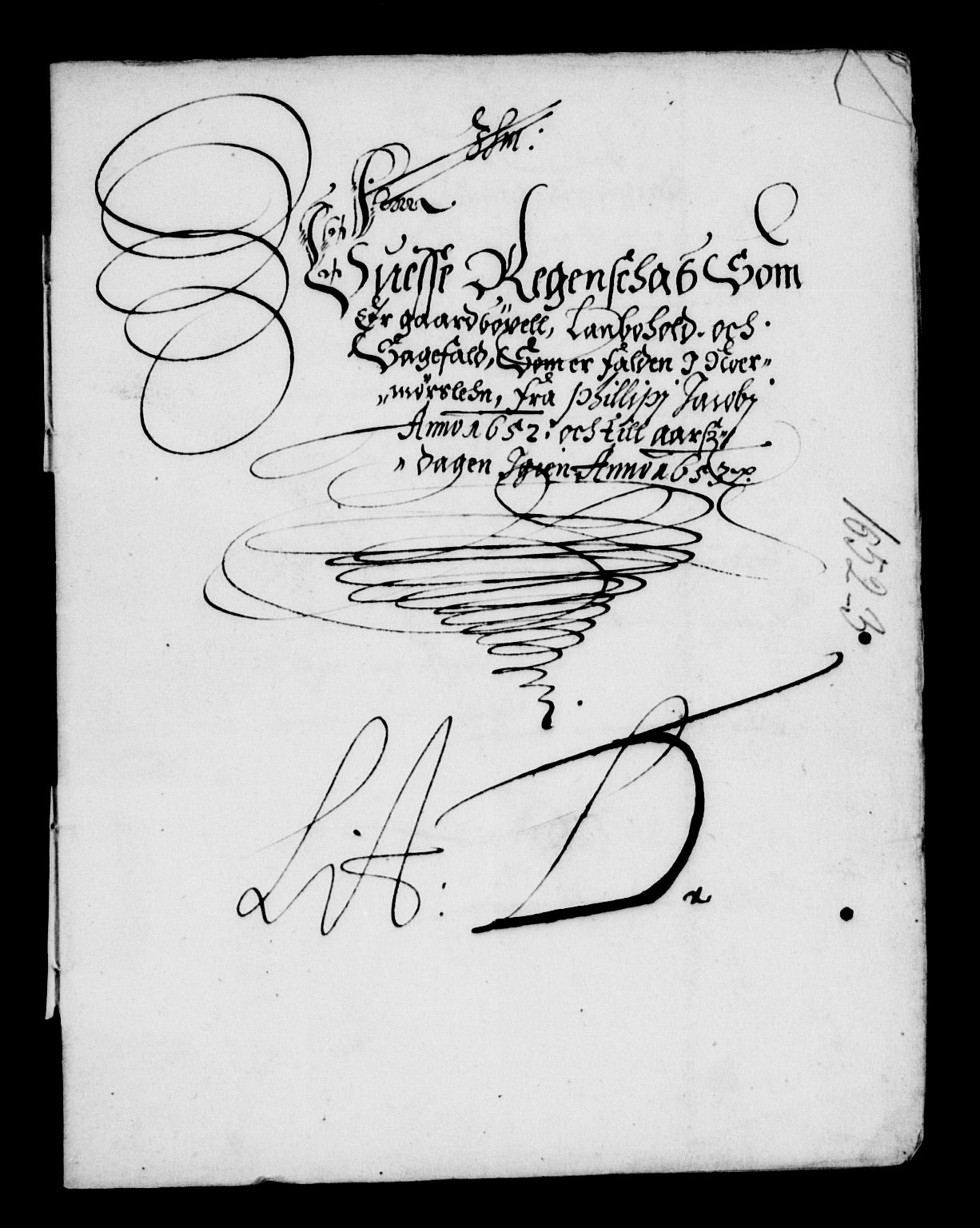 Rentekammeret inntil 1814, Reviderte regnskaper, Lensregnskaper, AV/RA-EA-5023/R/Rb/Rbw/L0107: Trondheim len, 1649-1653