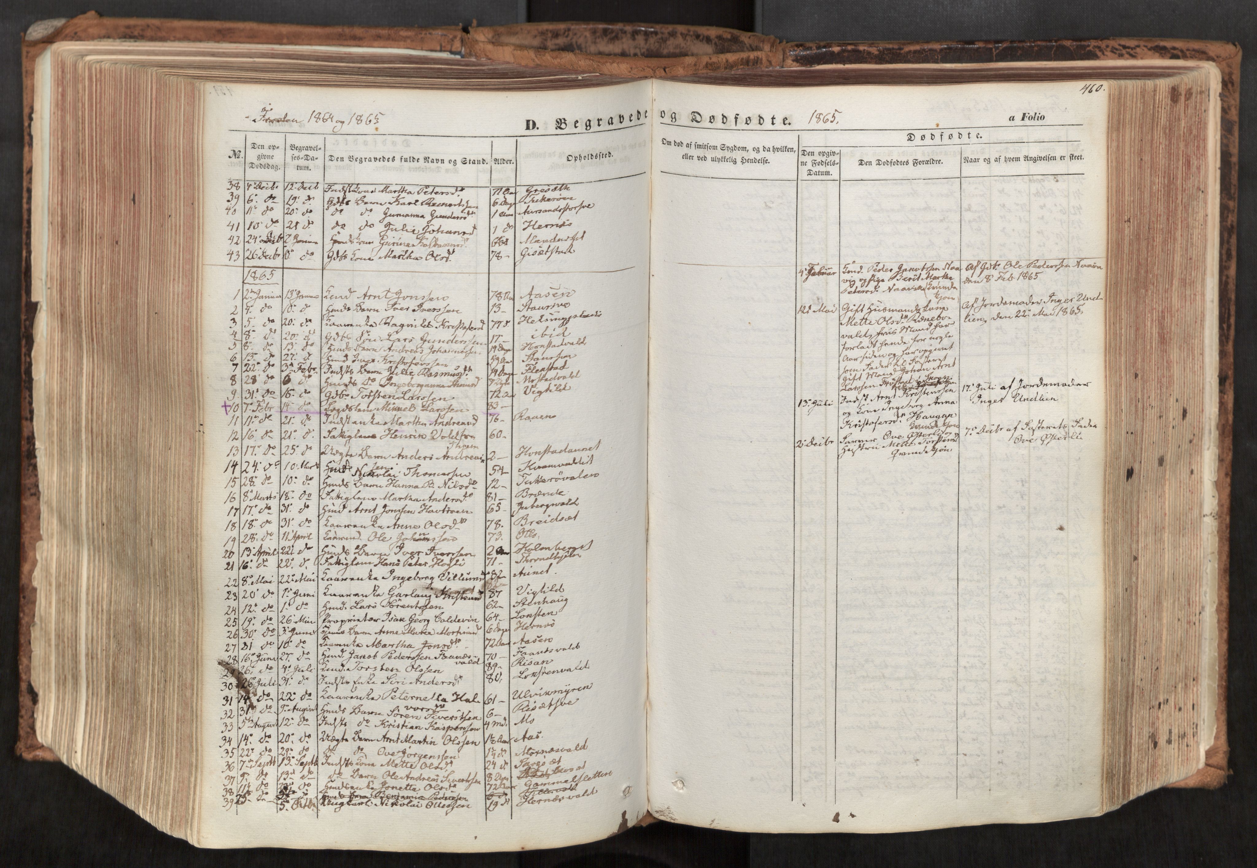 Ministerialprotokoller, klokkerbøker og fødselsregistre - Nord-Trøndelag, SAT/A-1458/713/L0116: Parish register (official) no. 713A07, 1850-1877, p. 460