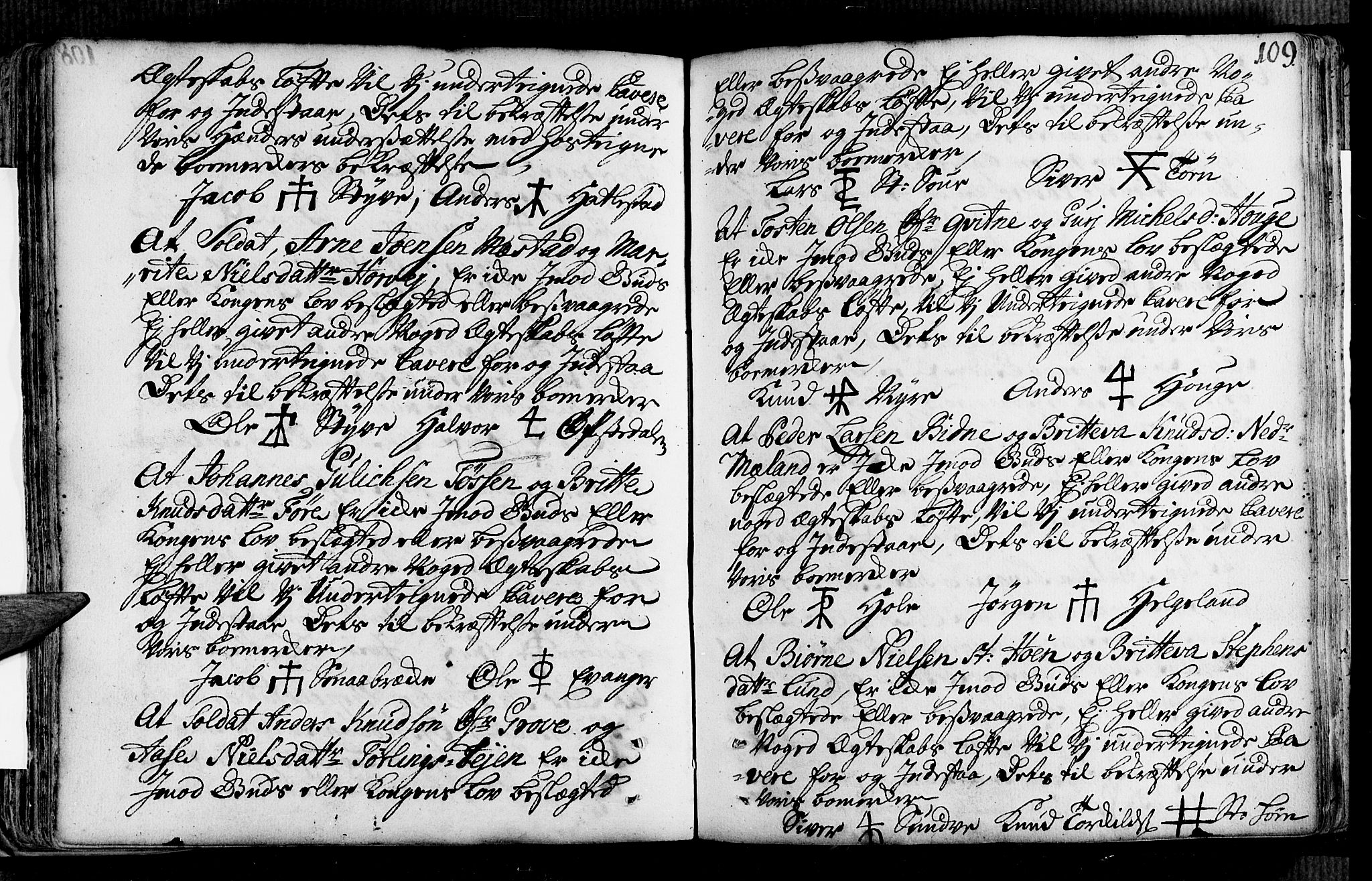 Voss sokneprestembete, AV/SAB-A-79001/H/Haa: Parish register (official) no. A 2, 1709-1730, p. 109