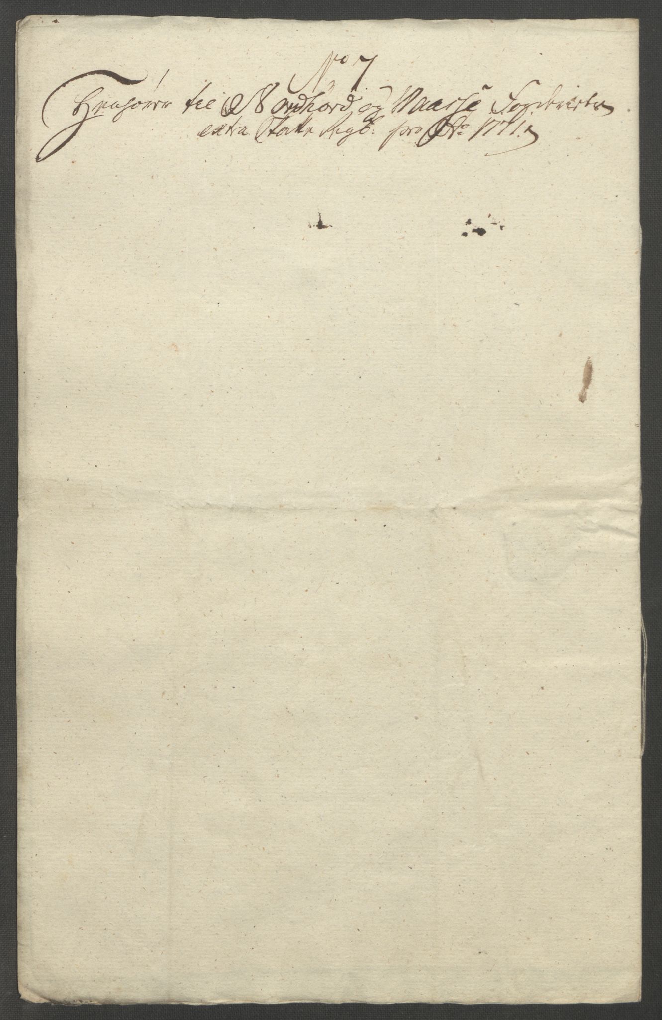 Rentekammeret inntil 1814, Reviderte regnskaper, Fogderegnskap, RA/EA-4092/R51/L3303: Ekstraskatten Nordhordland og Voss, 1762-1772, p. 613