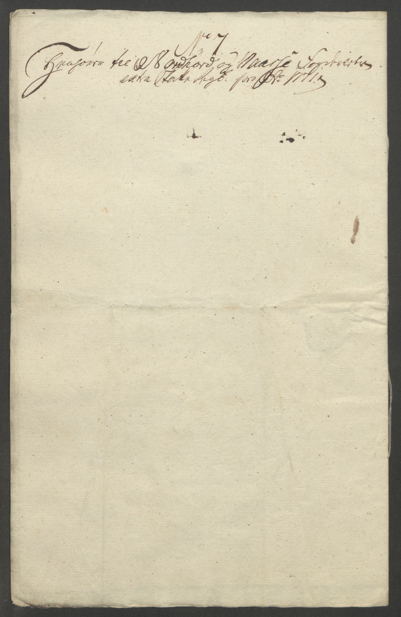 Rentekammeret inntil 1814, Reviderte regnskaper, Fogderegnskap, AV/RA-EA-4092/R51/L3303: Ekstraskatten Nordhordland og Voss, 1762-1772, p. 613