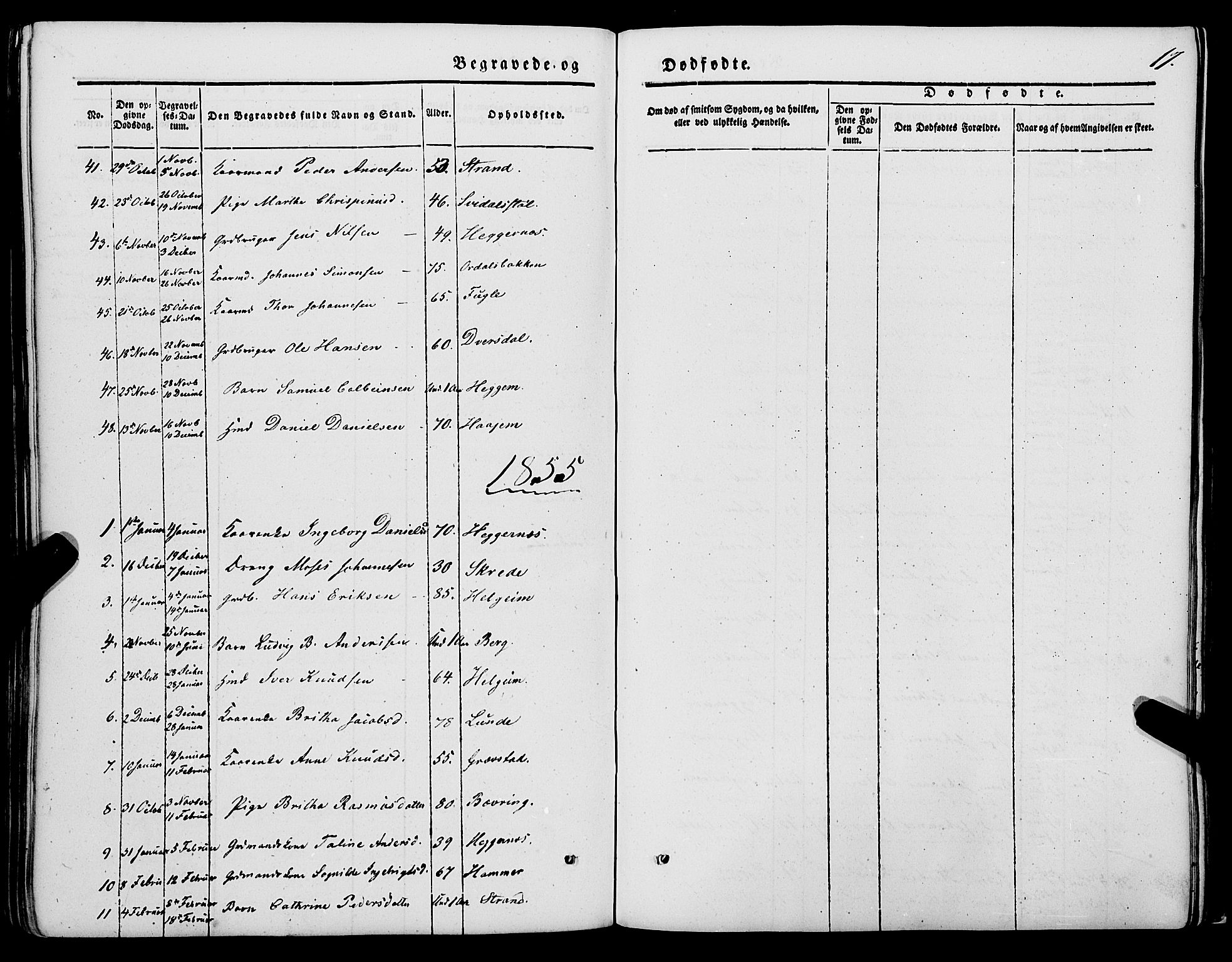 Jølster sokneprestembete, AV/SAB-A-80701/H/Haa/Haaa/L0010: Parish register (official) no. A 10, 1847-1865, p. 17