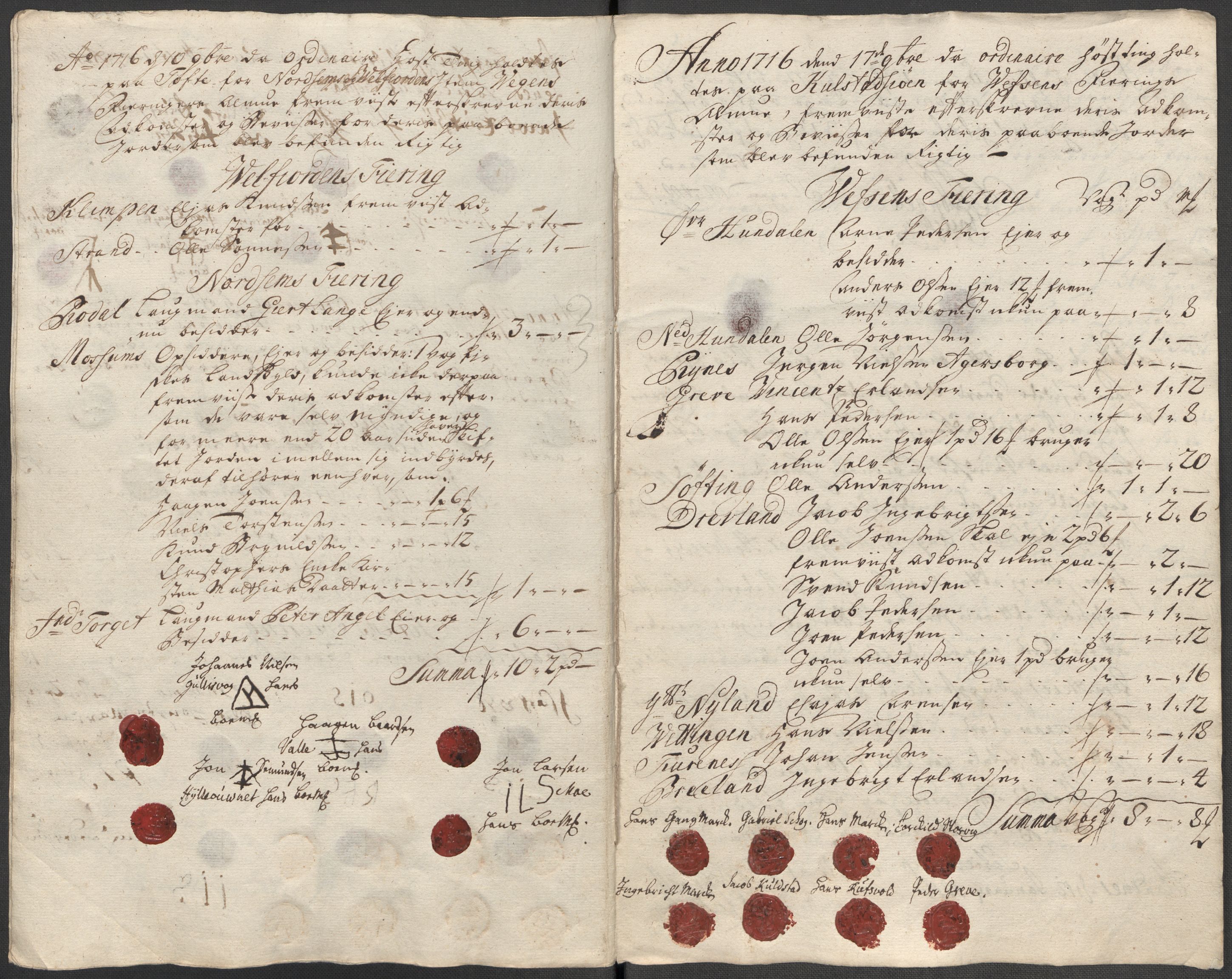 Rentekammeret inntil 1814, Reviderte regnskaper, Fogderegnskap, RA/EA-4092/R65/L4514: Fogderegnskap Helgeland, 1716, p. 288
