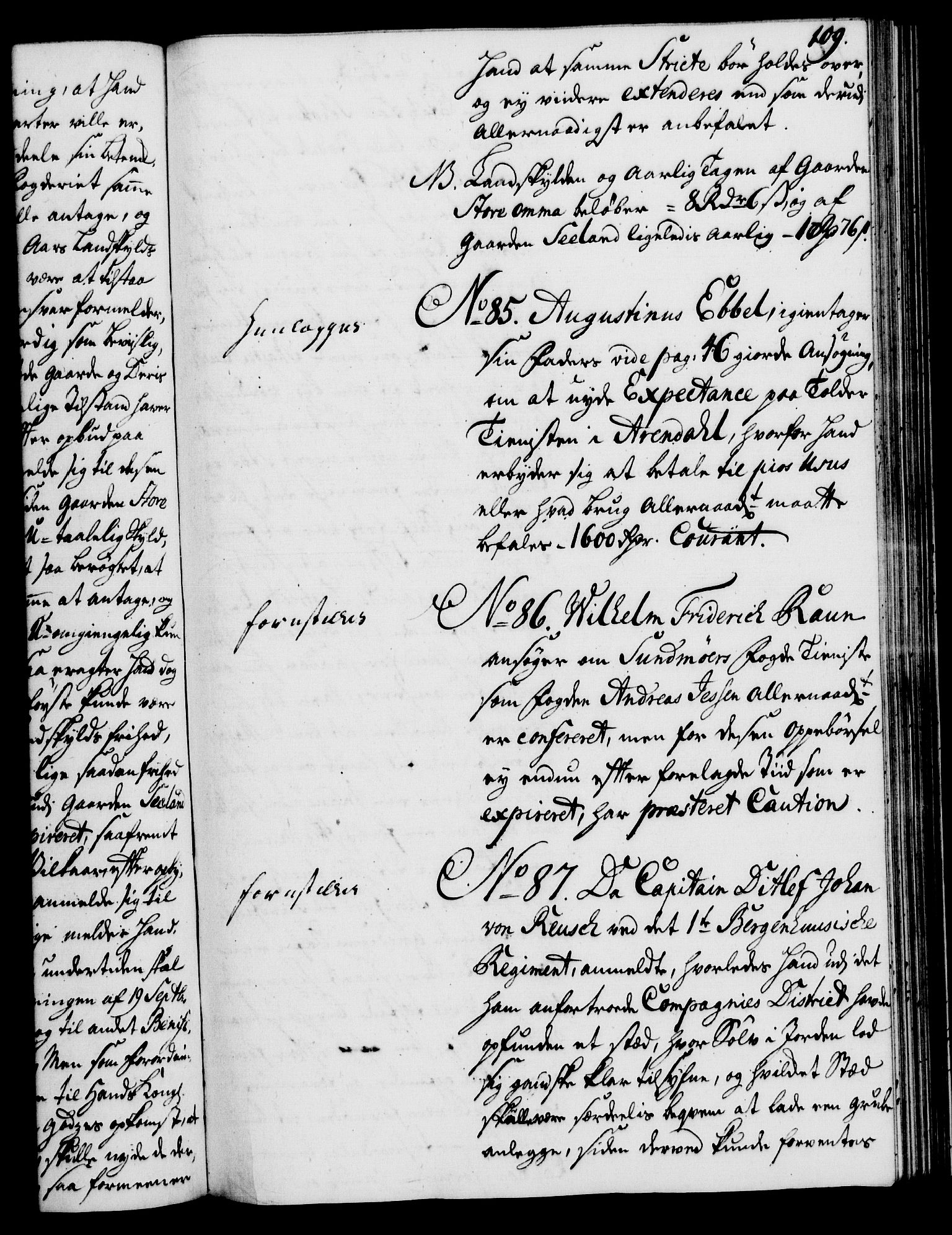 Rentekammeret, Kammerkanselliet, RA/EA-3111/G/Gh/Gha/L0025: Norsk ekstraktmemorialprotokoll (merket RK 53.70), 1743-1744, p. 109