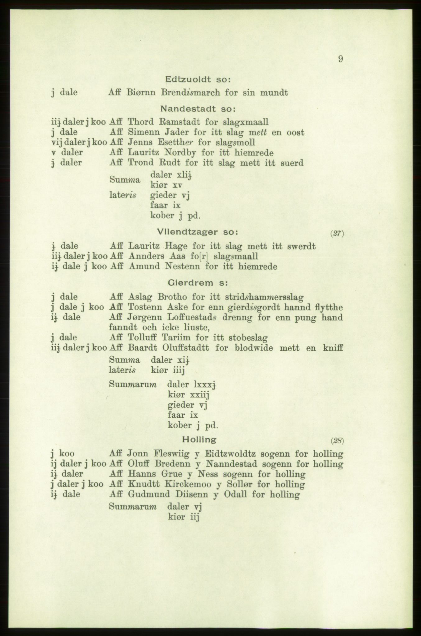 Publikasjoner utgitt av Arkivverket, PUBL/PUBL-001/C/0001: Bind 1: Rekneskap for Akershus len 1557-1558, 1557-1558, p. 9