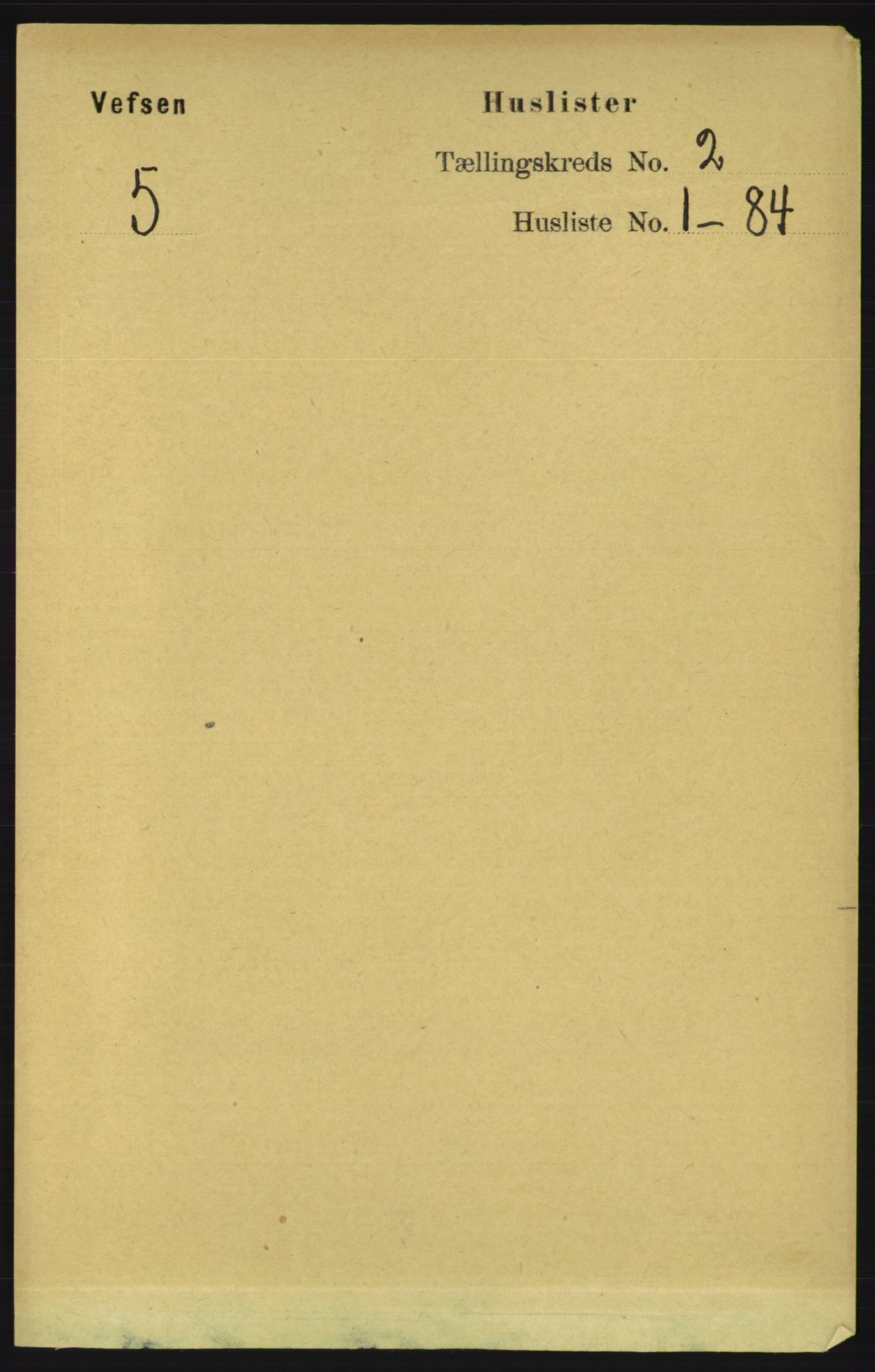 RA, 1891 census for 1824 Vefsn, 1891, p. 536