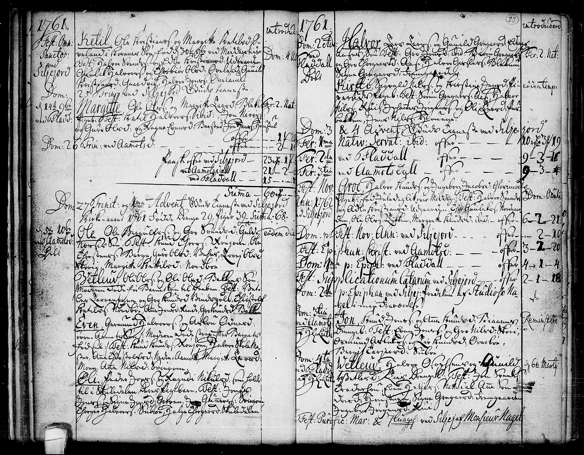 Seljord kirkebøker, SAKO/A-20/F/Fa/L0007: Parish register (official) no. I 7, 1755-1800, p. 23