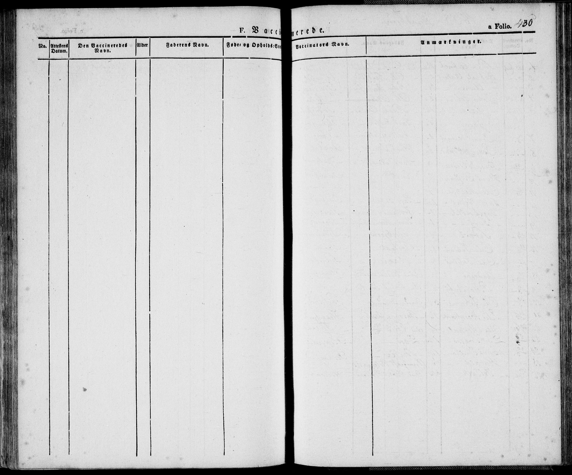 Flekkefjord sokneprestkontor, SAK/1111-0012/F/Fa/Fac/L0003: Parish register (official) no. A 3, 1826-1841, p. 430
