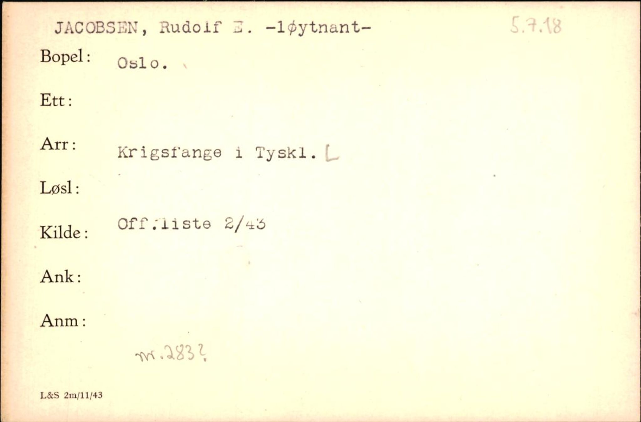 Forsvaret, Forsvarets krigshistoriske avdeling, AV/RA-RAFA-2017/Y/Yf/L0200: II-C-11-2102  -  Norske krigsfanger i Tyskland, 1940-1945, p. 512