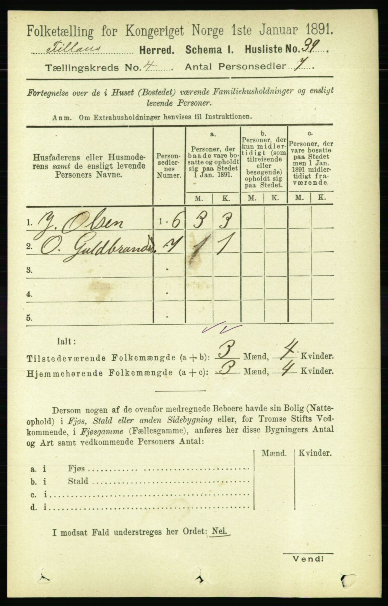 RA, 1891 census for 1616 Fillan, 1891, p. 659