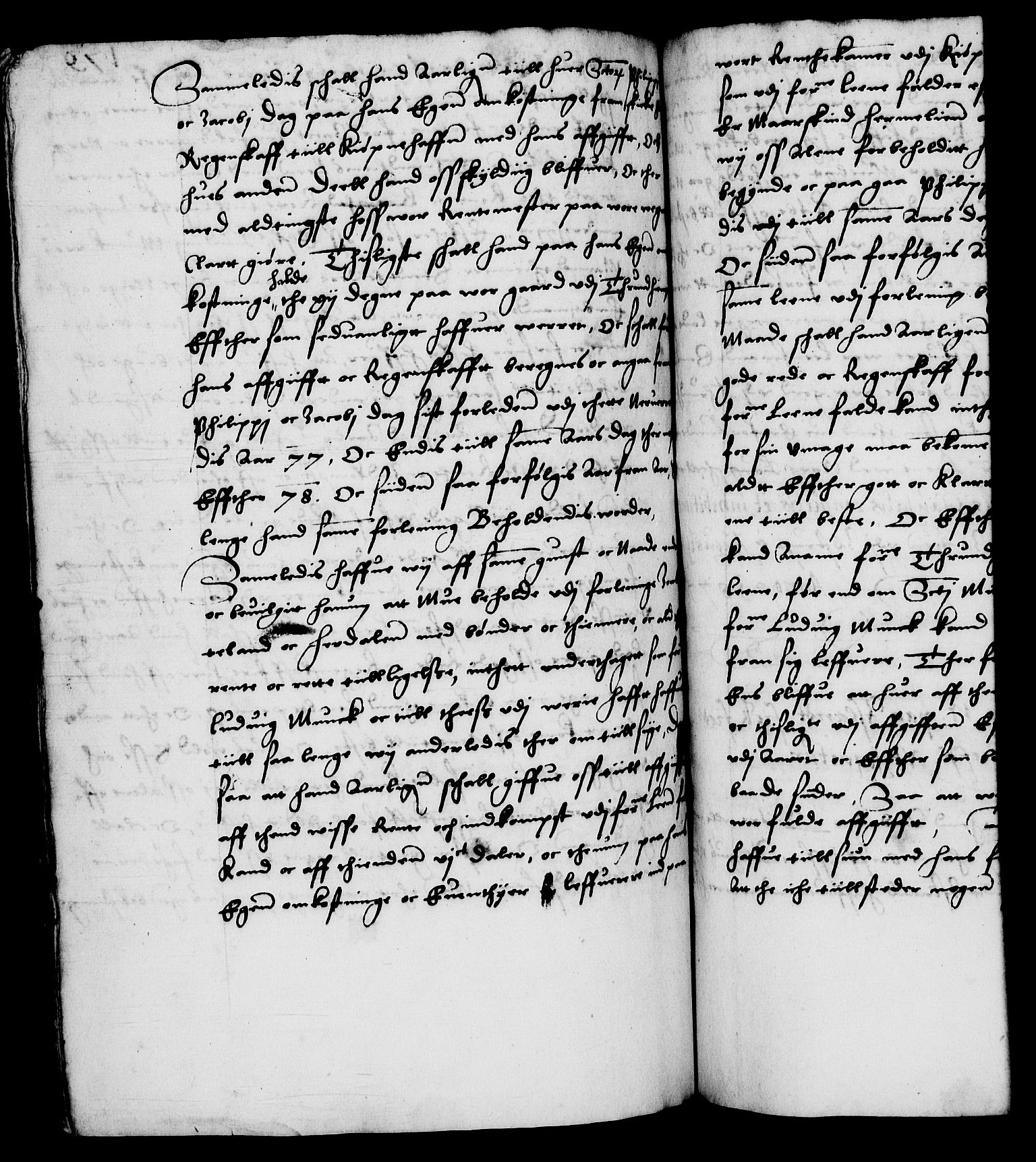 Danske Kanselli 1572-1799, AV/RA-EA-3023/F/Fc/Fca/Fcaa/L0001: Norske registre (mikrofilm), 1572-1588, p. 179b