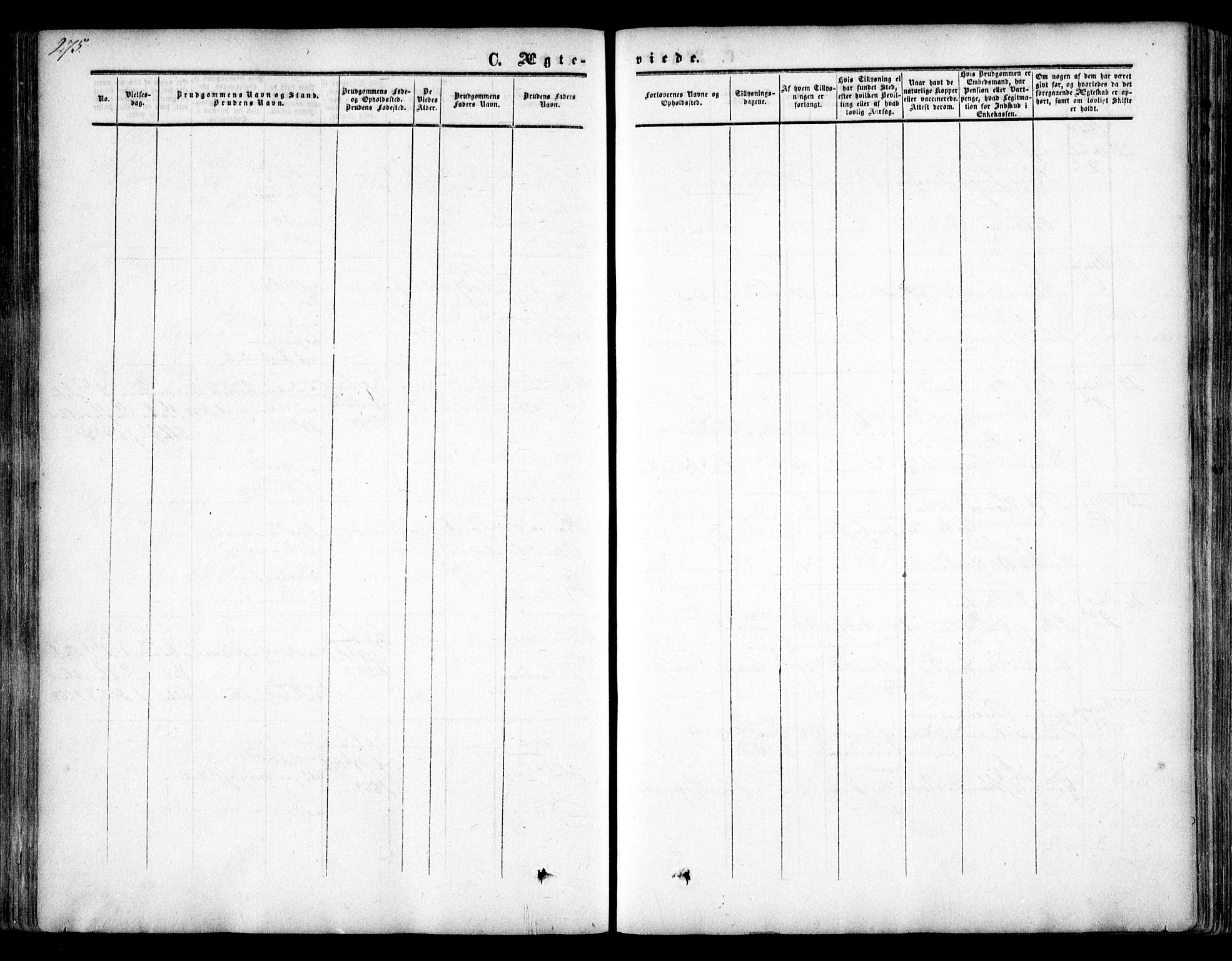 Arendal sokneprestkontor, Trefoldighet, AV/SAK-1111-0040/F/Fa/L0006: Parish register (official) no. A 6, 1855-1868, p. 275