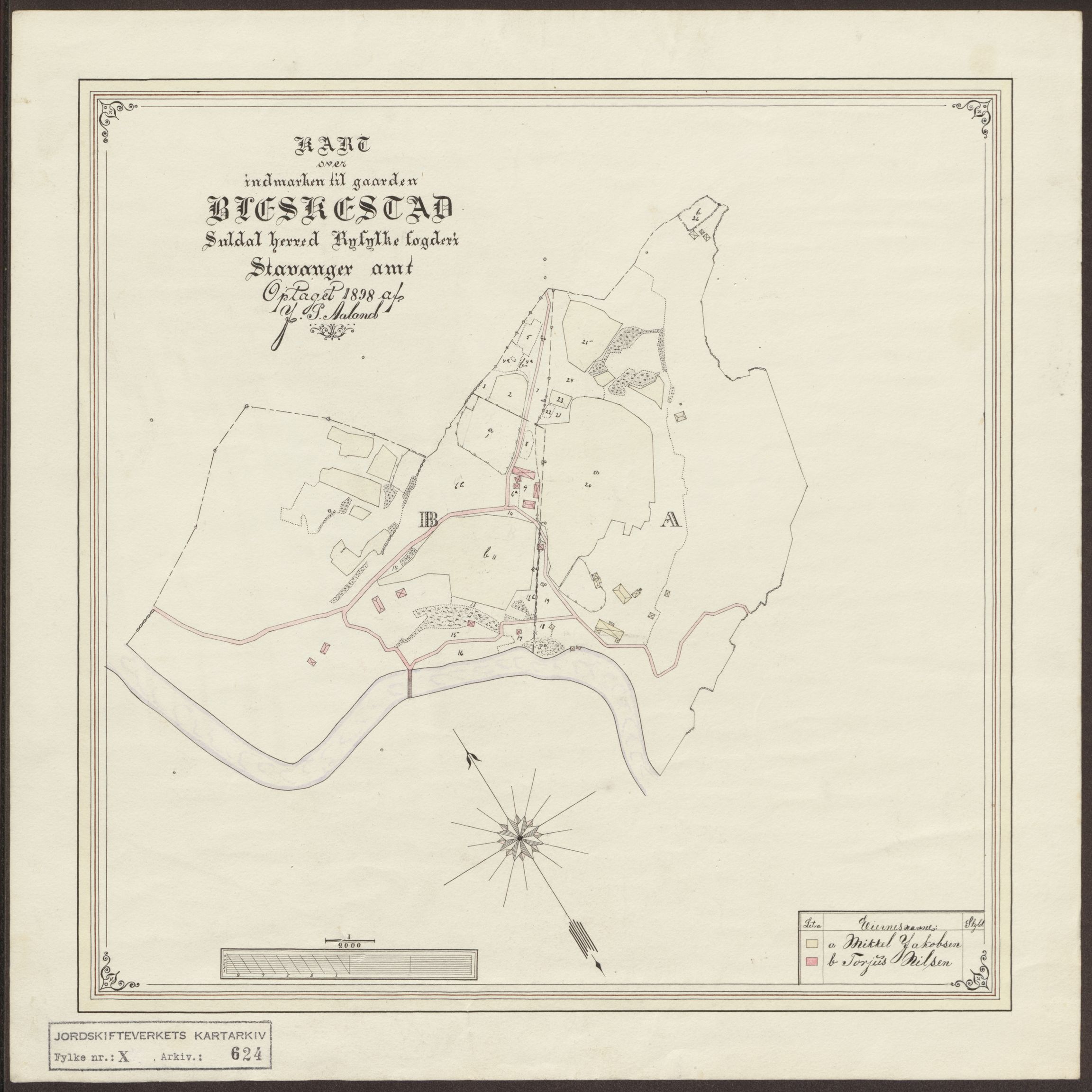 Jordskifteverkets kartarkiv, RA/S-3929/T, 1859-1988, p. 694