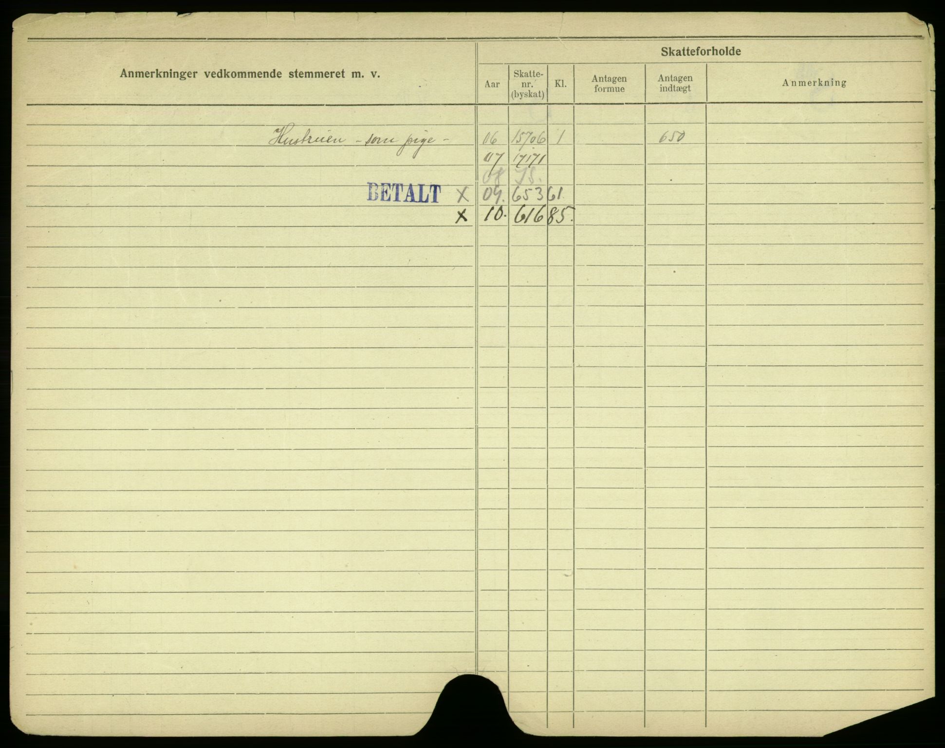 Oslo folkeregister, Registerkort, AV/SAO-A-11715/F/Fa/Fac/L0005: Menn, 1906-1914, p. 405b