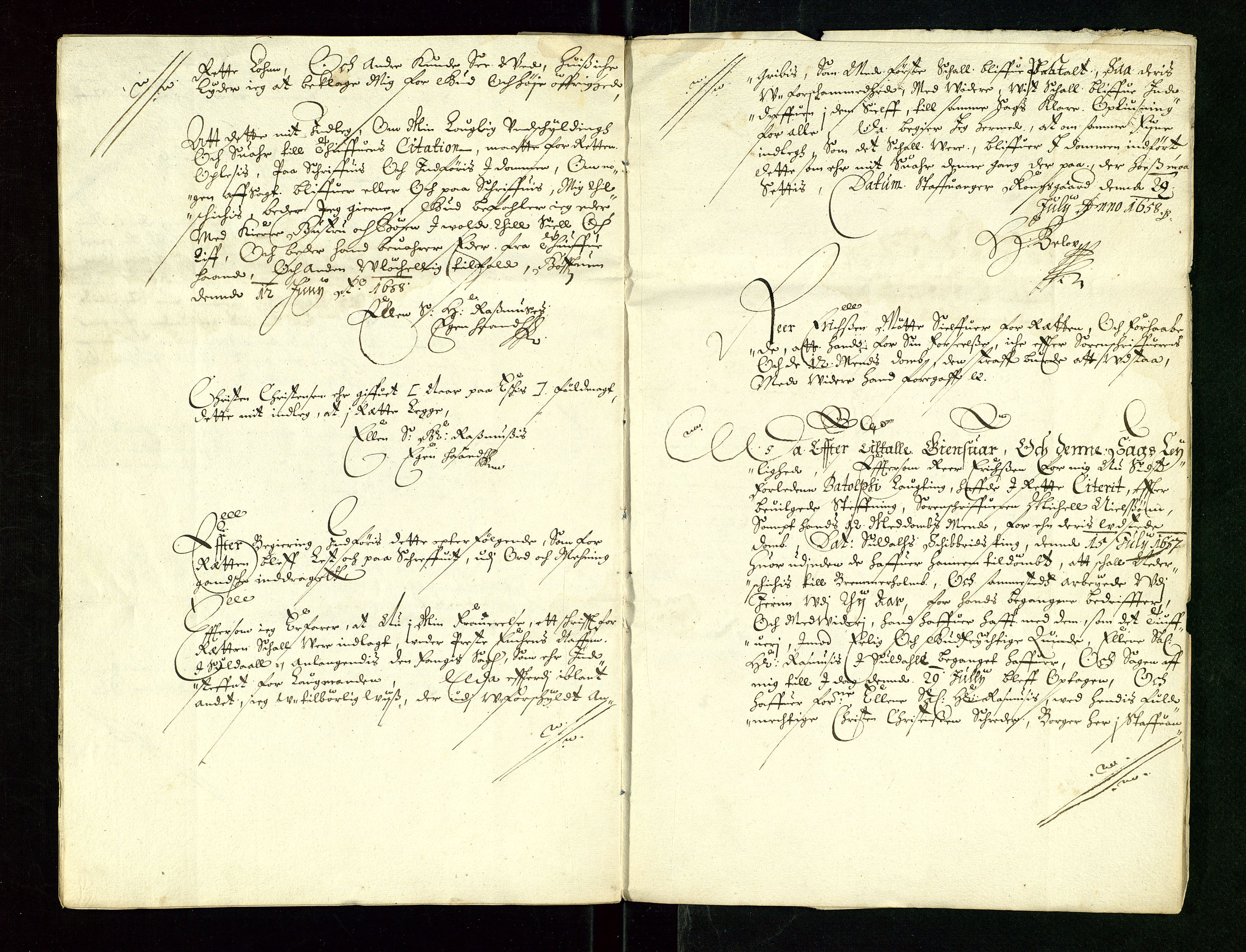 Stavanger len, AV/SAST-A-101870/Ob/L0025: Diverse, 1644-1661, p. 380