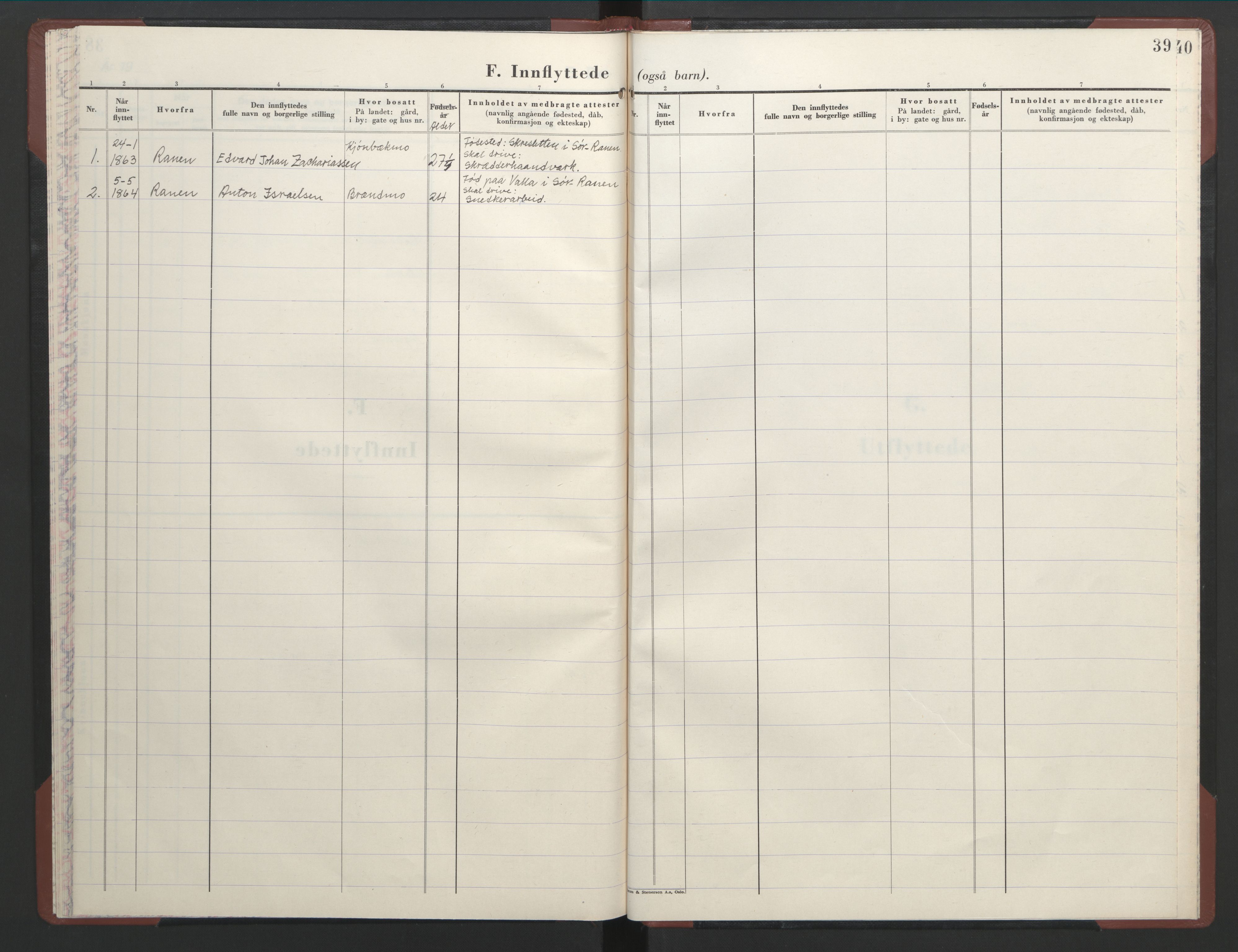 Ministerialprotokoller, klokkerbøker og fødselsregistre - Nordland, AV/SAT-A-1459/823/L0335: Parish register (official) no. 823D01, 1860-1864, p. 39