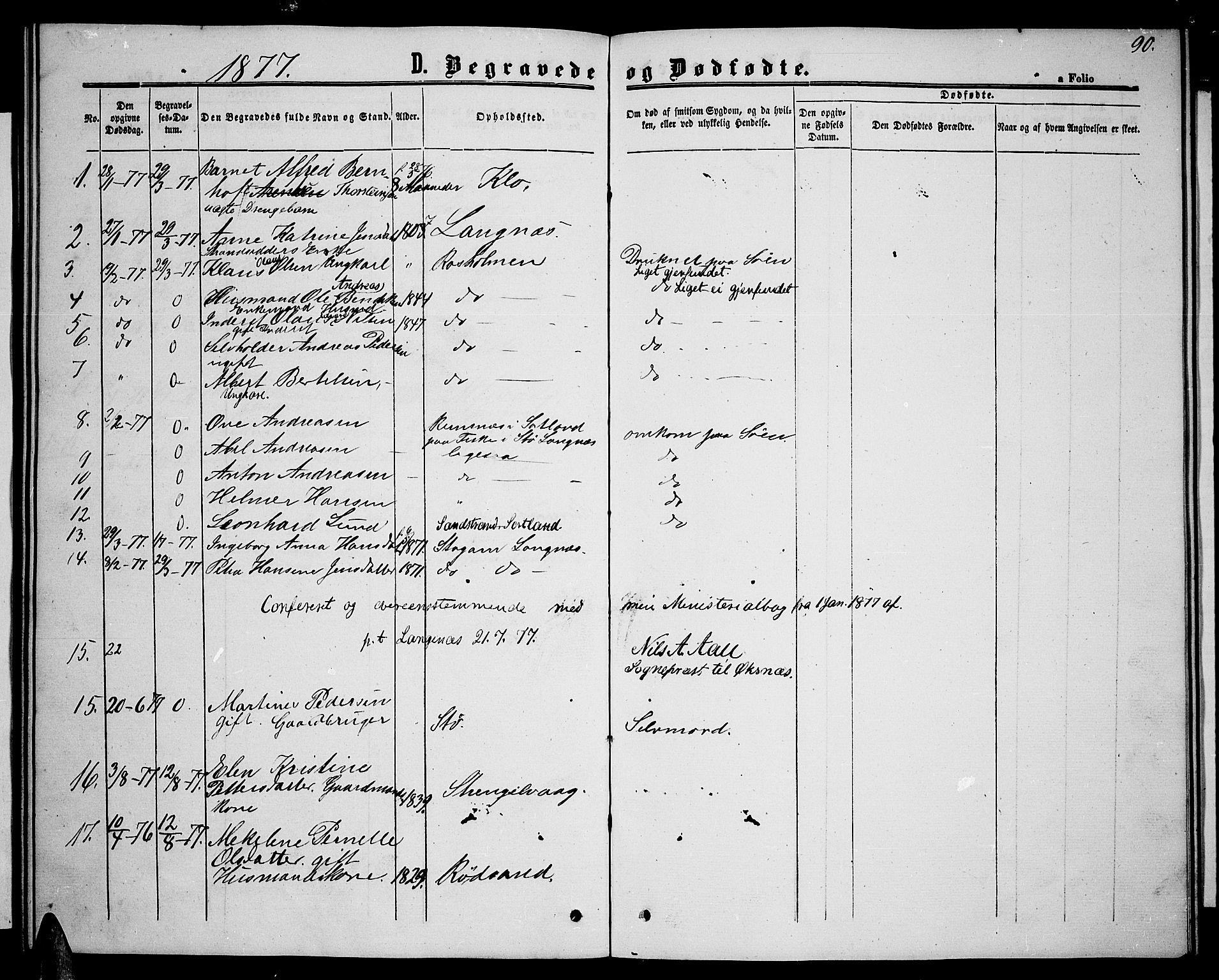 Ministerialprotokoller, klokkerbøker og fødselsregistre - Nordland, AV/SAT-A-1459/894/L1358: Parish register (copy) no. 894C01, 1864-1877, p. 90