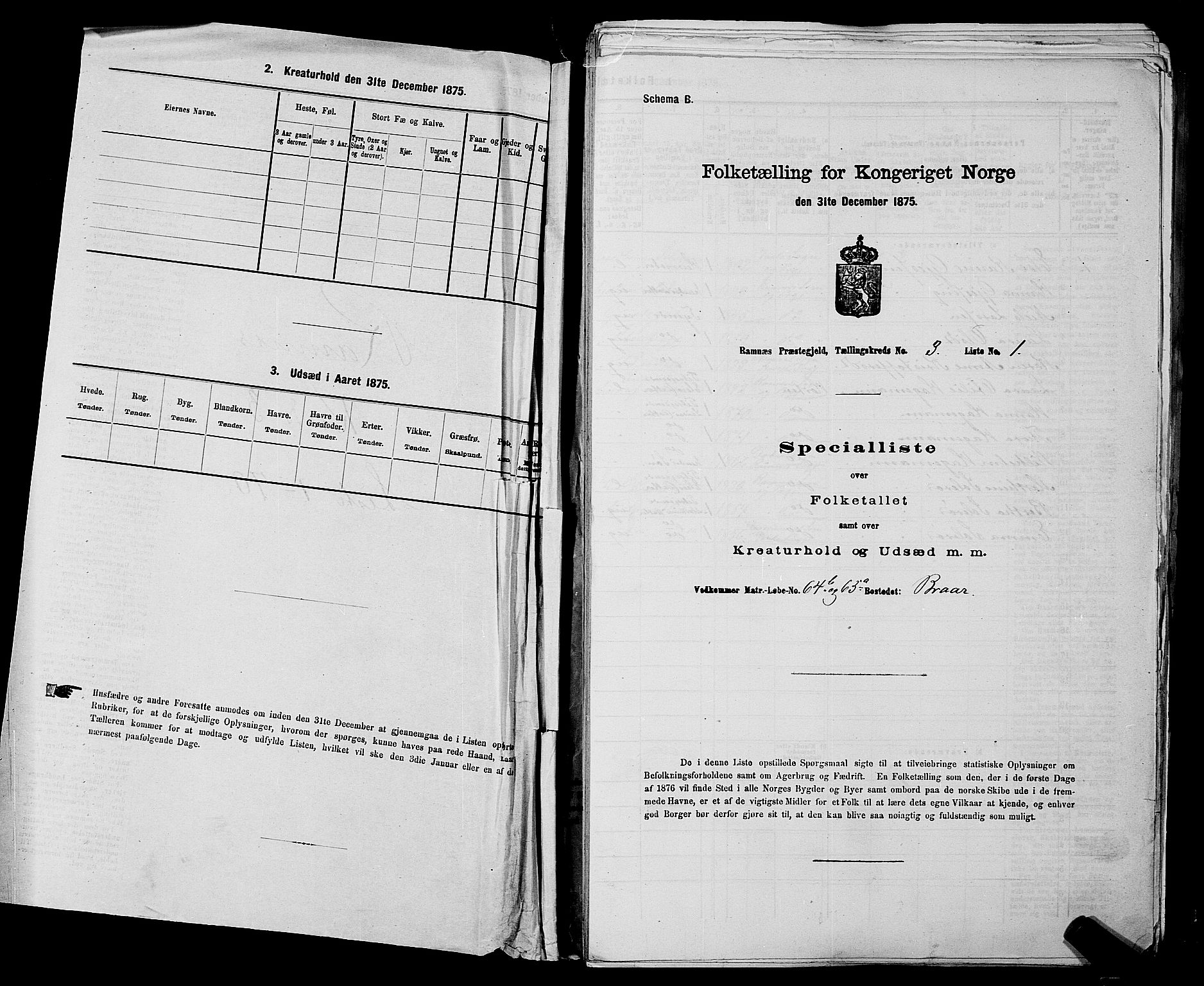 SAKO, 1875 census for 0718P Ramnes, 1875, p. 442