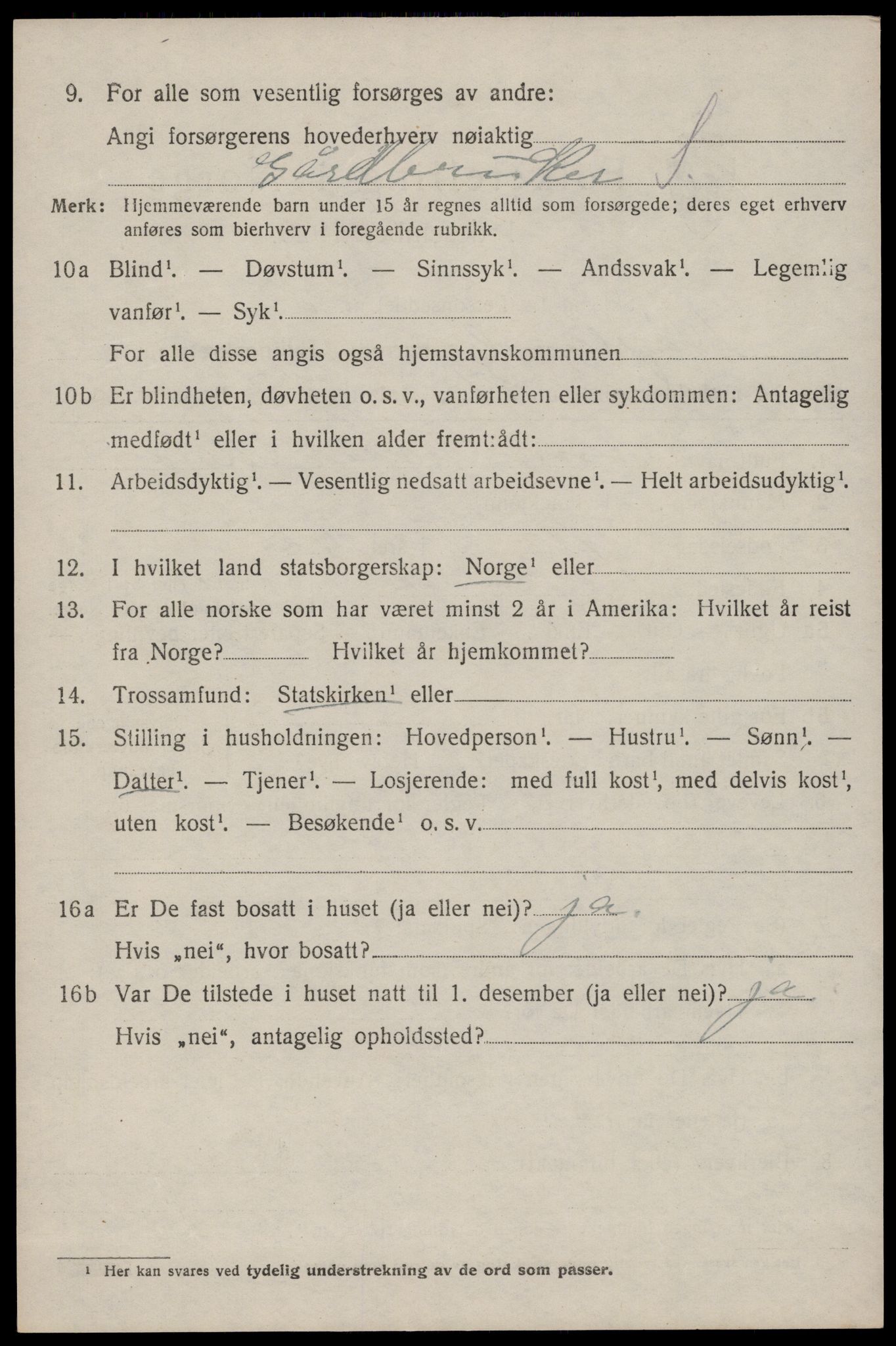 SAST, 1920 census for Høyland, 1920, p. 7833