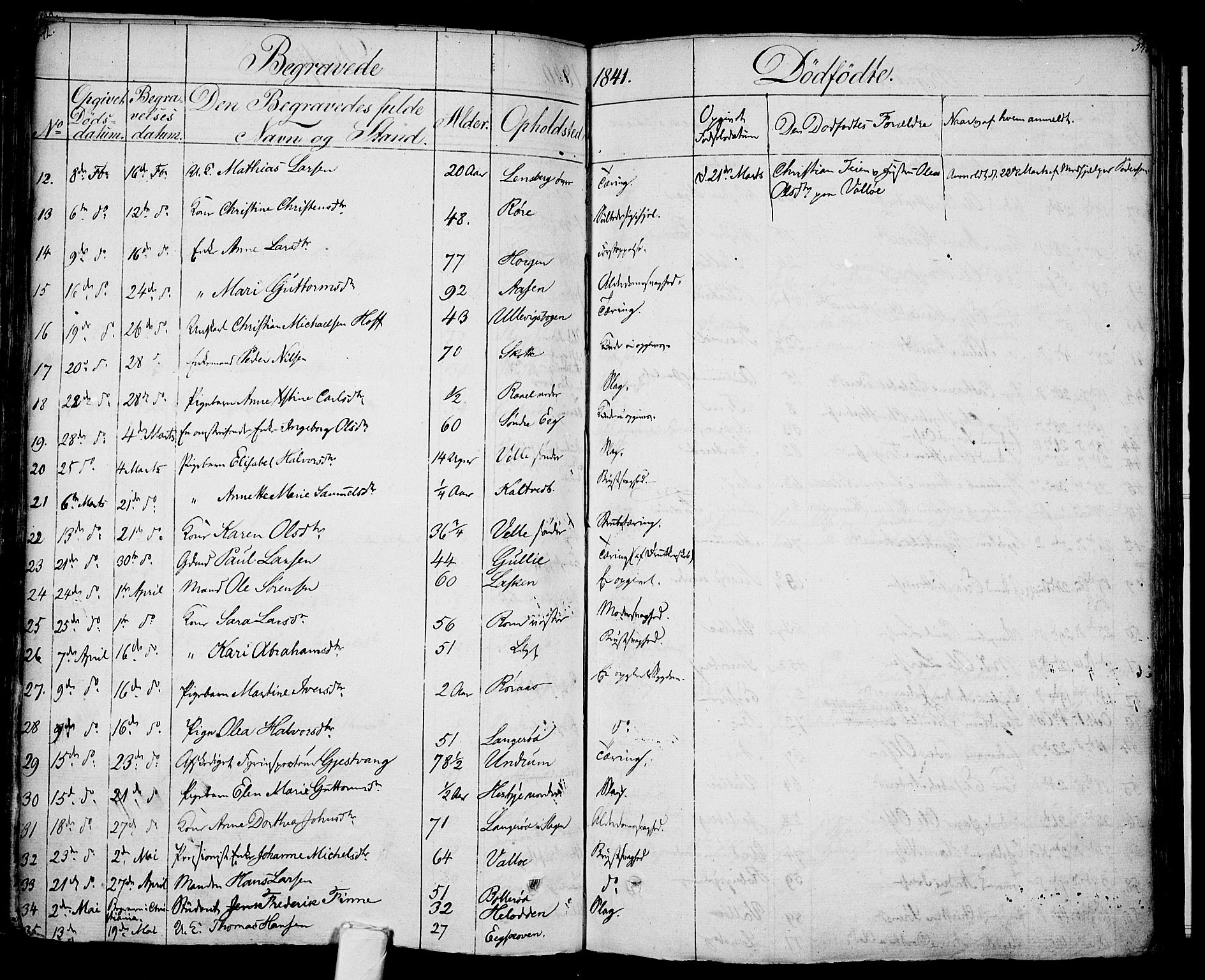 Sem kirkebøker, AV/SAKO-A-5/F/Fa/L0005: Parish register (official) no. I 5, 1825-1842, p. 542-543